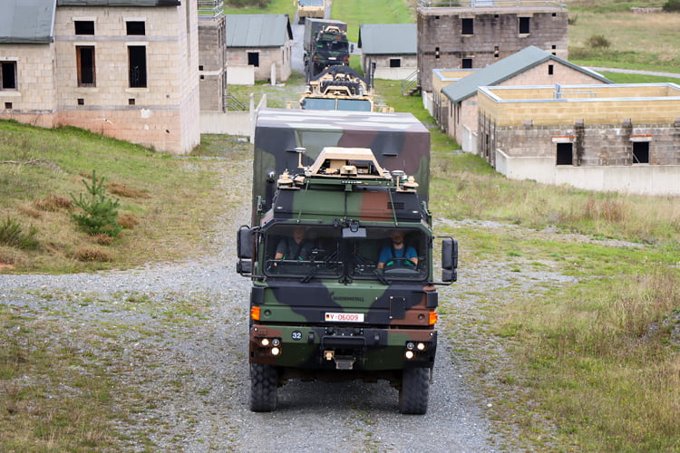 Rheinmetall HX trucks demonstrate automated driving capabilities