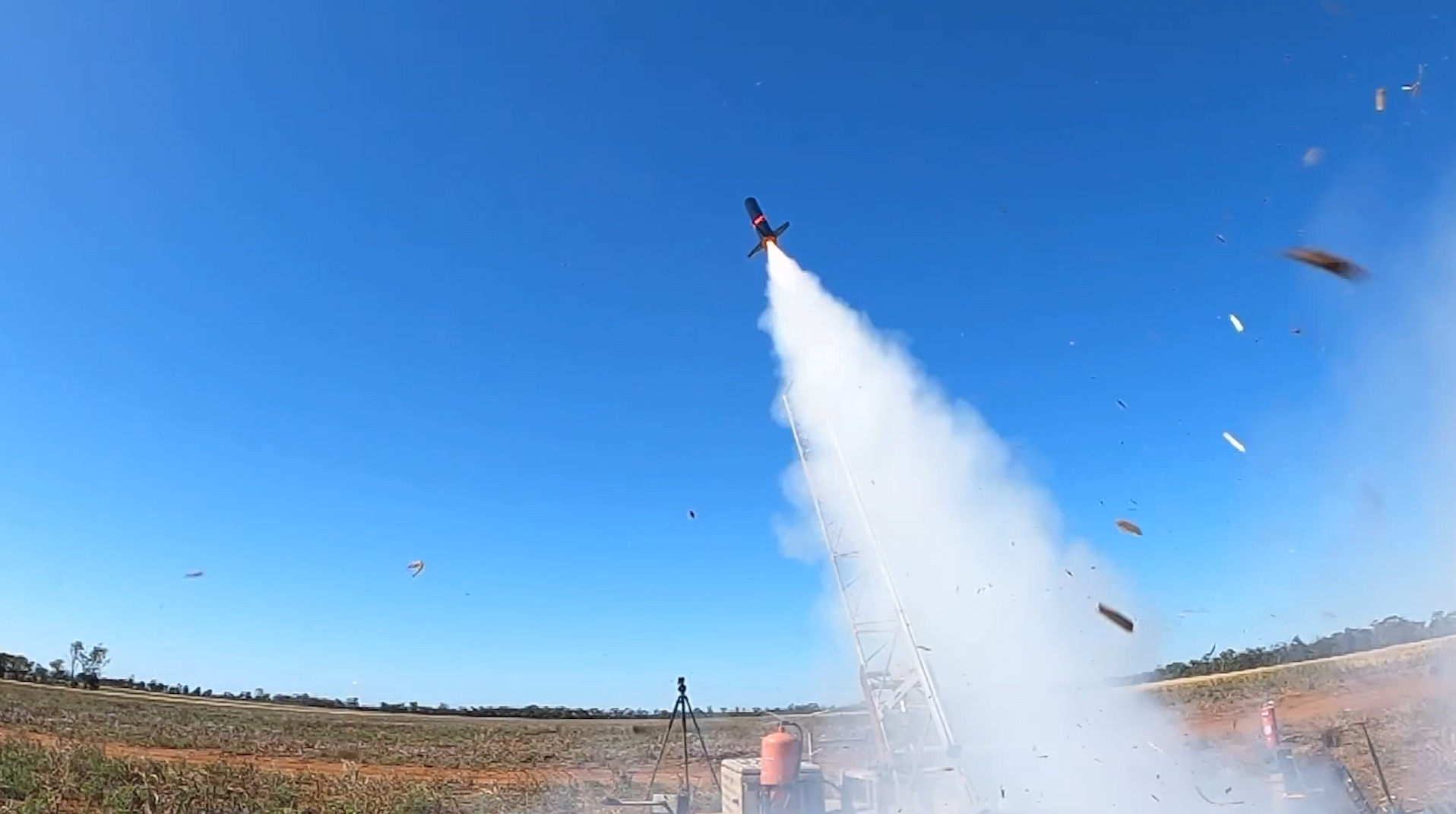 Black Sky Aerospace launches first training rocket