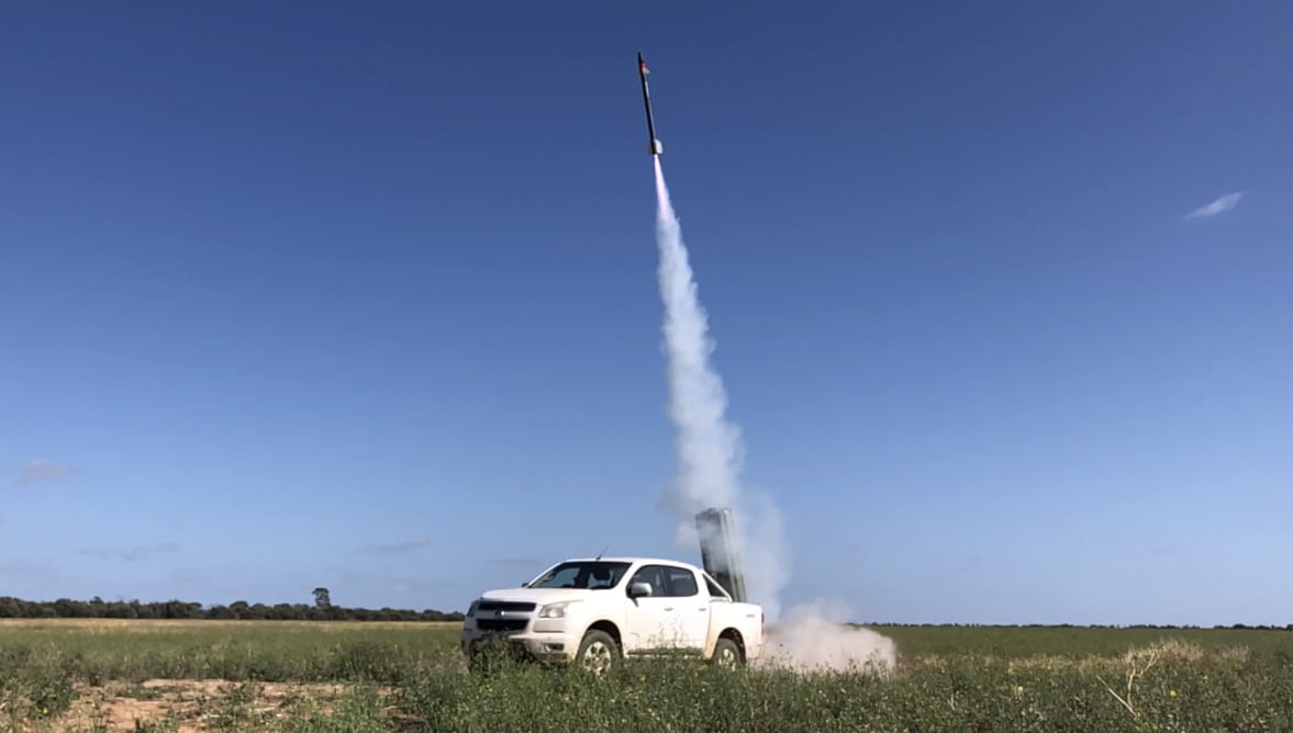 Black Sky Aerospace tests prototype vehicle-mounted missile