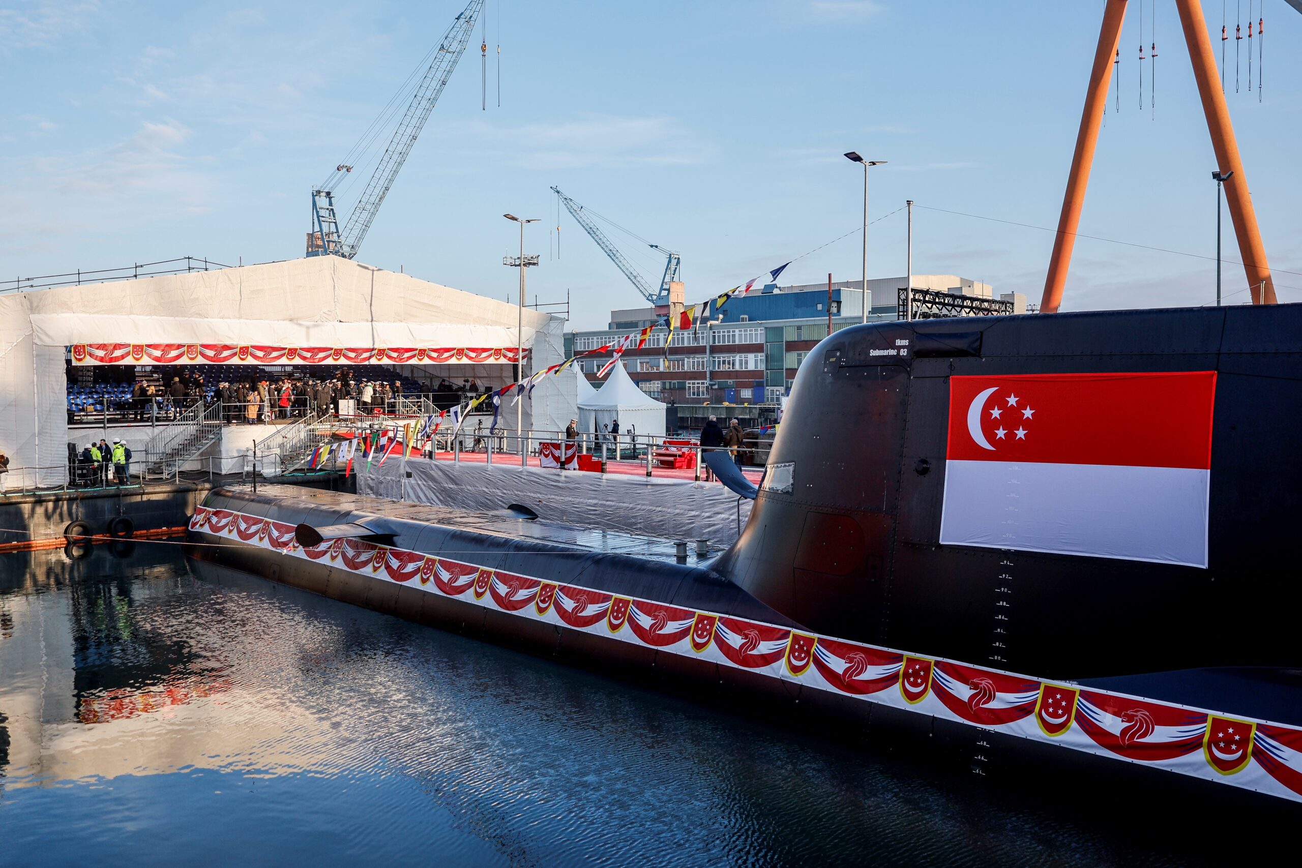 Singapore submarines officially launched