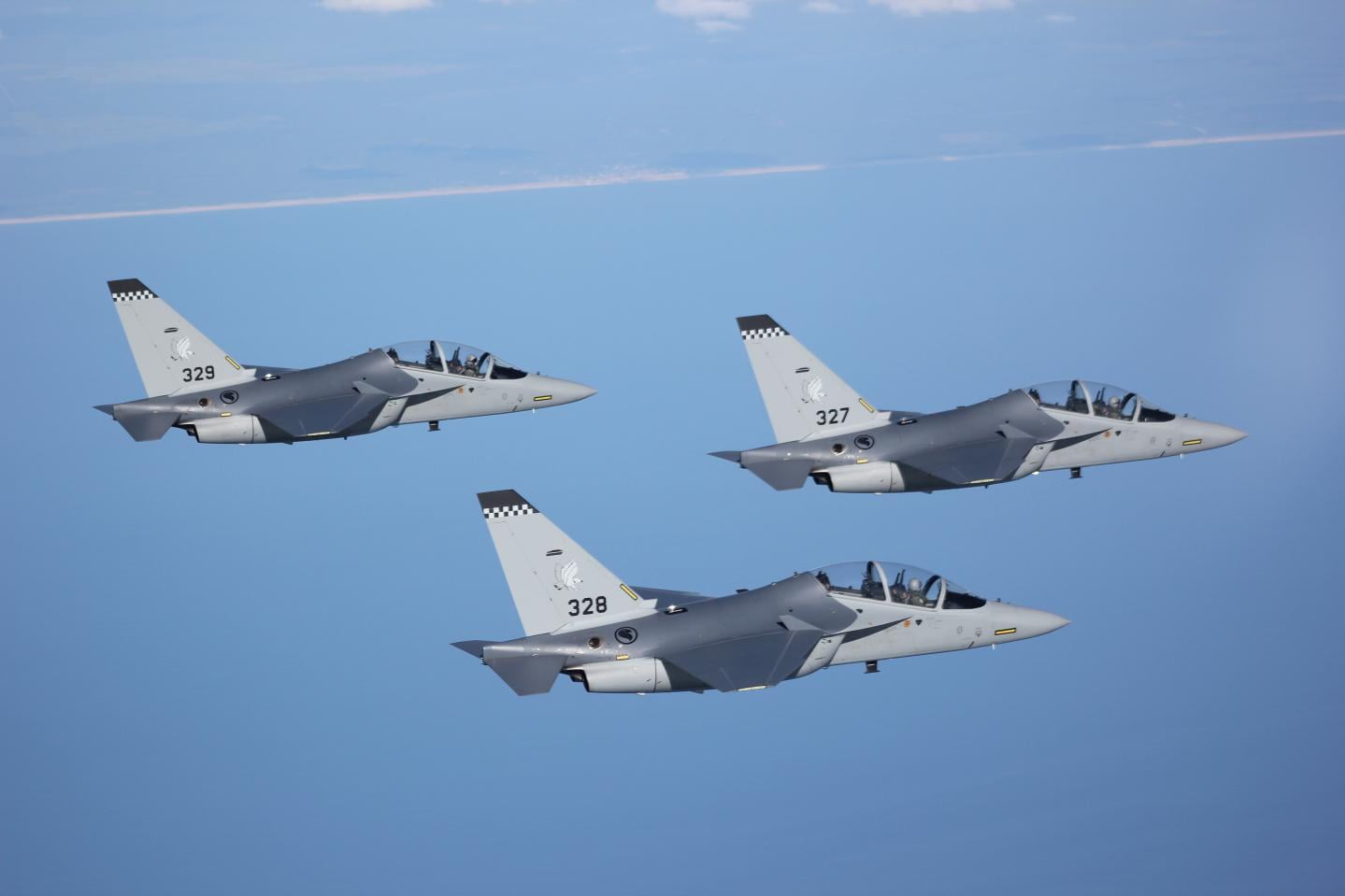 M-346 jet trainer hits 100,000 flight hours
