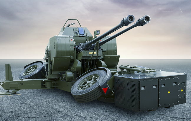 Rheinmetall modernising Skyguard 35mm air defence systems