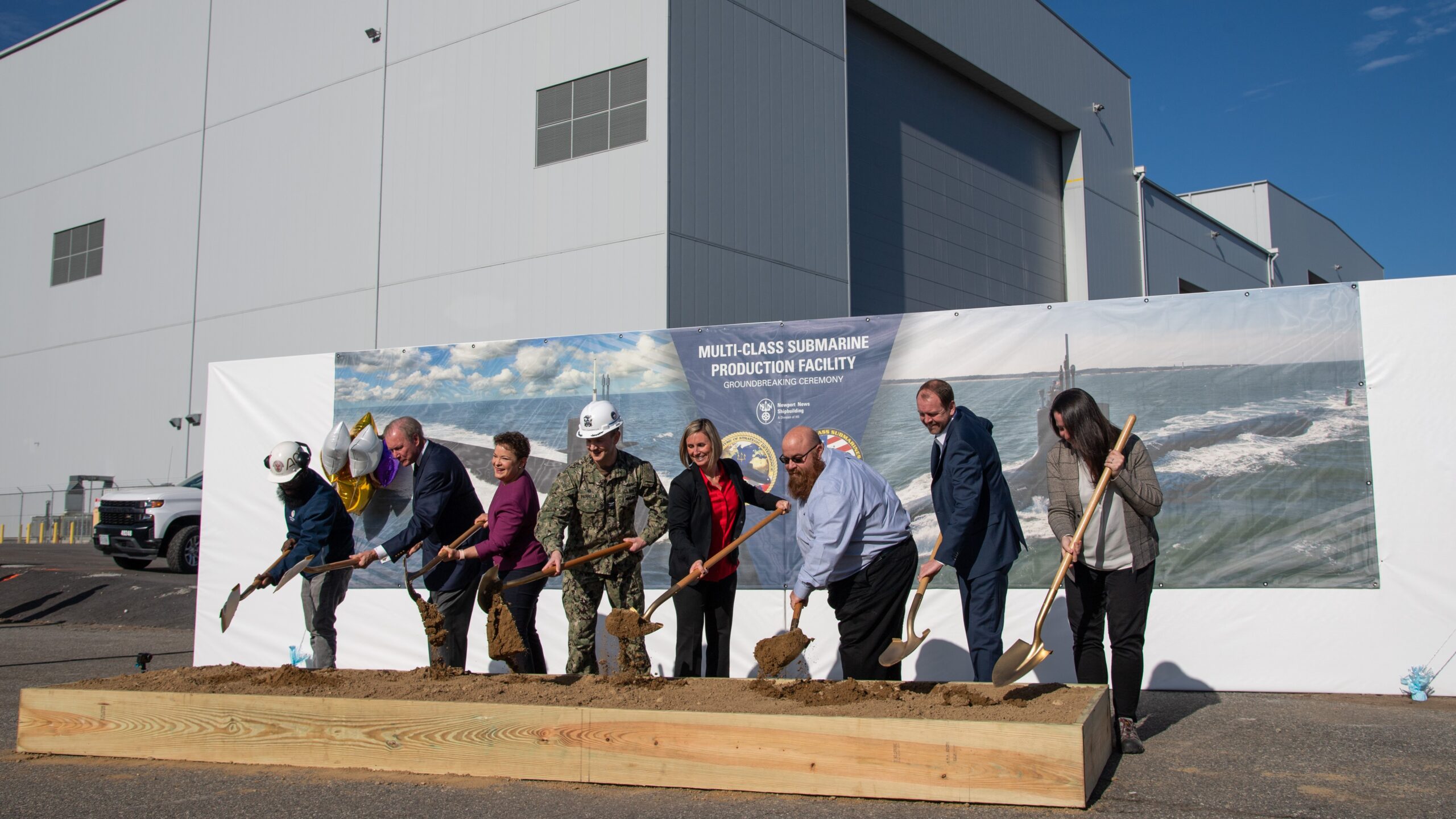 HII breaks ground on new submarine facility at Newport News Shipbuilding