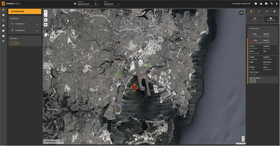 DroneShield releases 2Q23 DroneSentry-C2 platform update