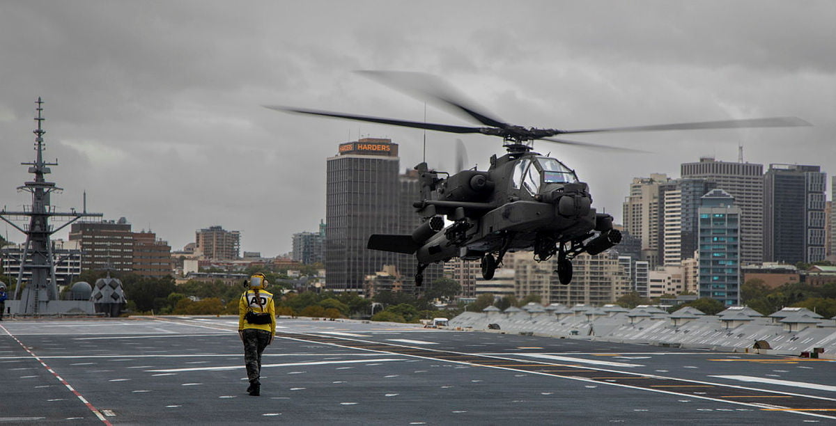 TOWNSVILLE TO BE HOME OF APACHE HELICOPTERS
