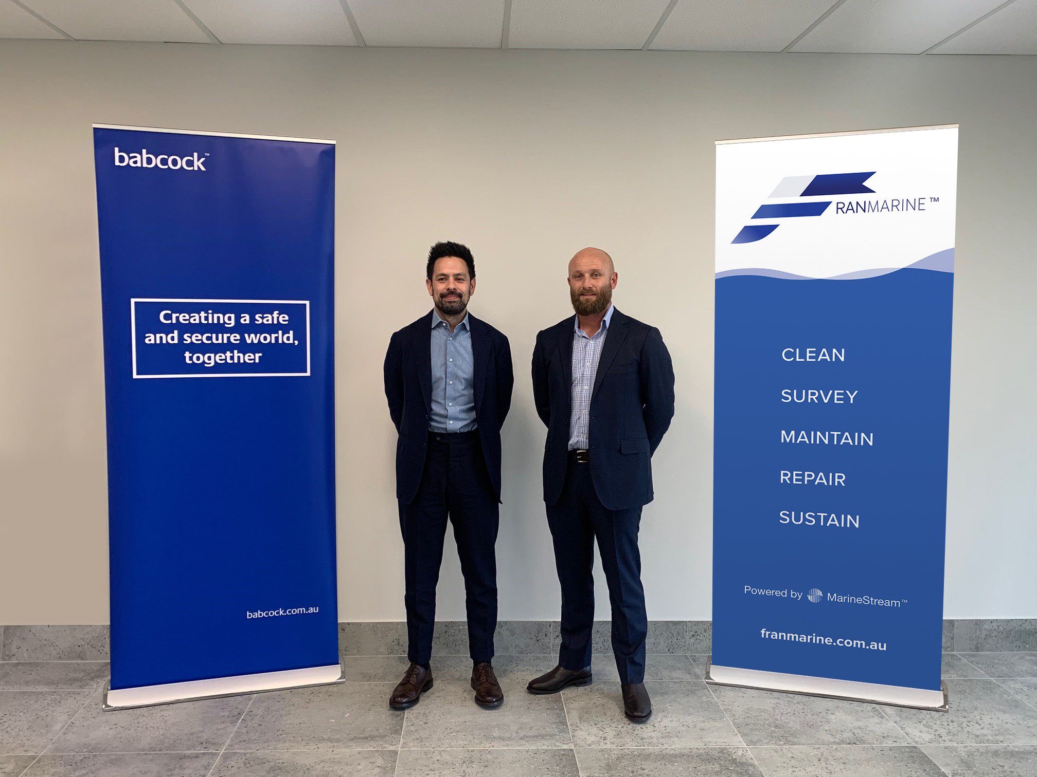 Babcock Australasia and Franmarine sign new agreement to deliver critical service for the RAN