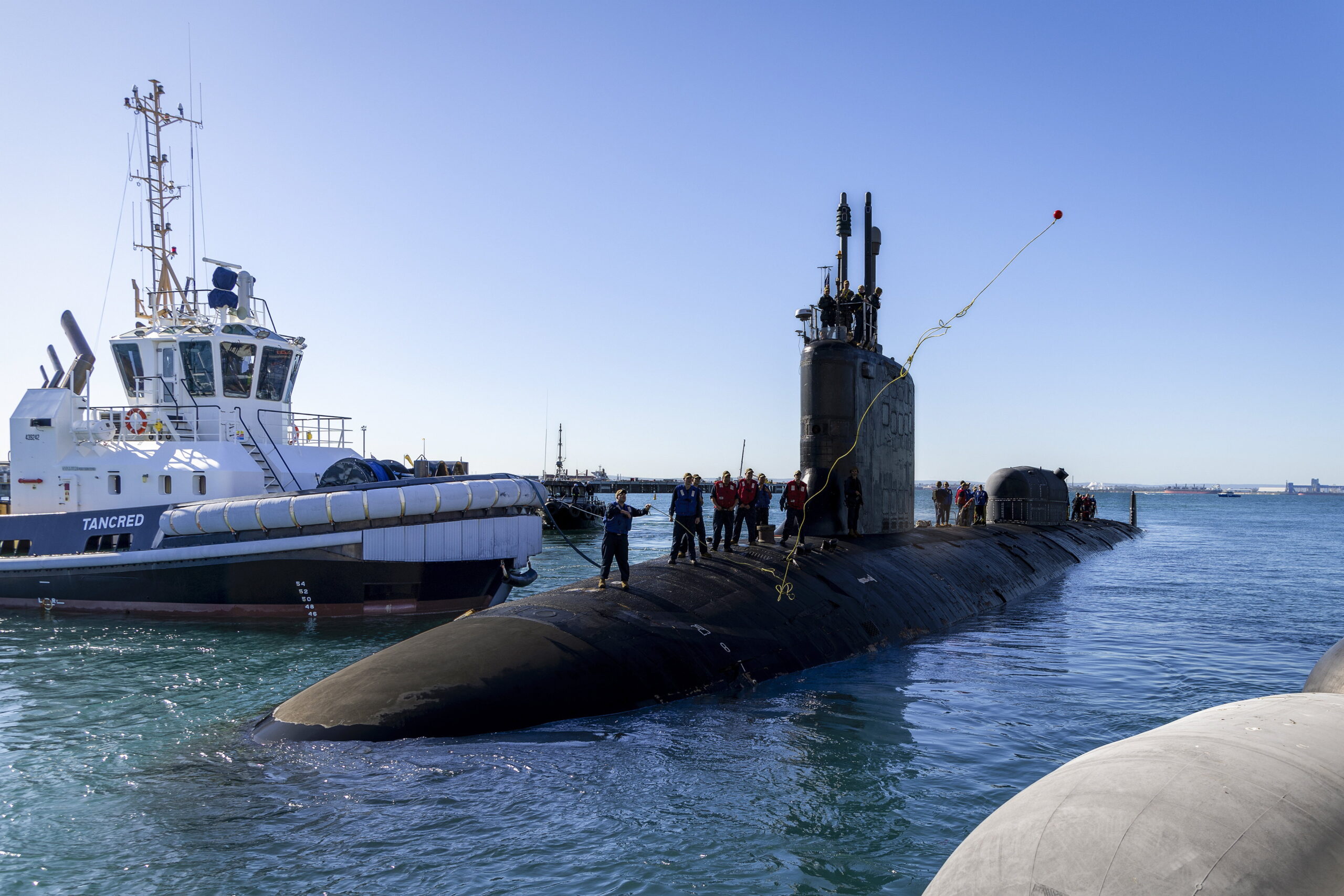 U.S. Virginia-class submarine North Carolina visits Perth