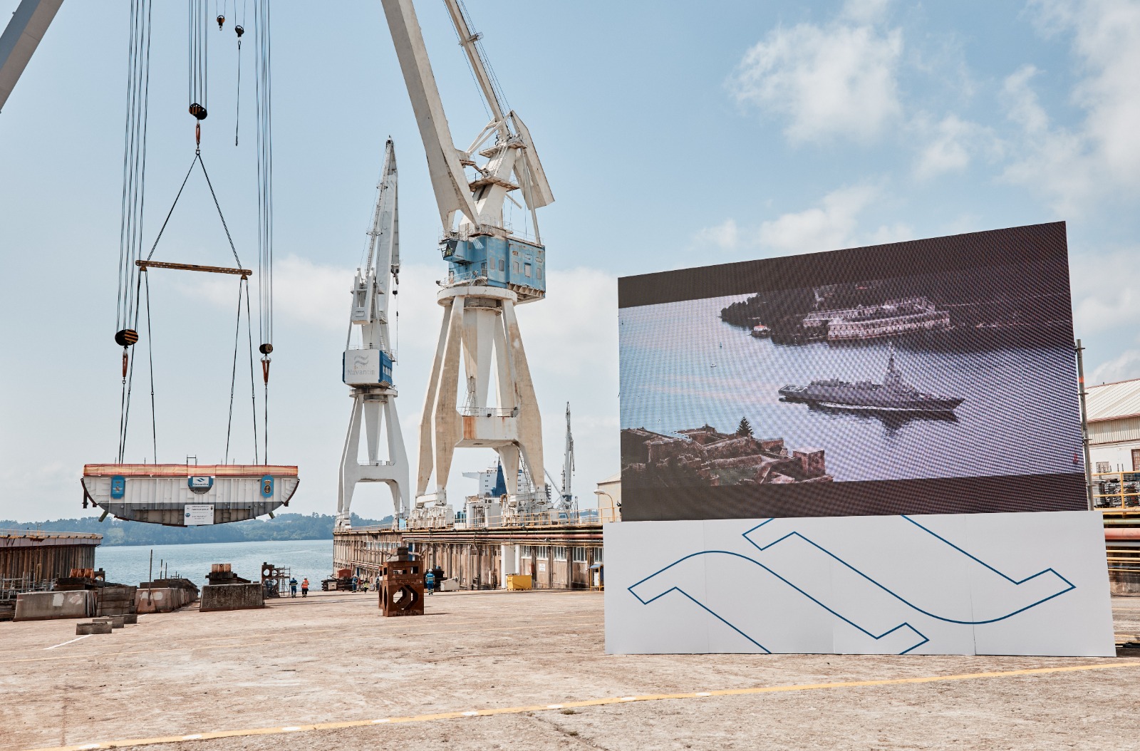 Navantia lays the keel of first F110 frigate