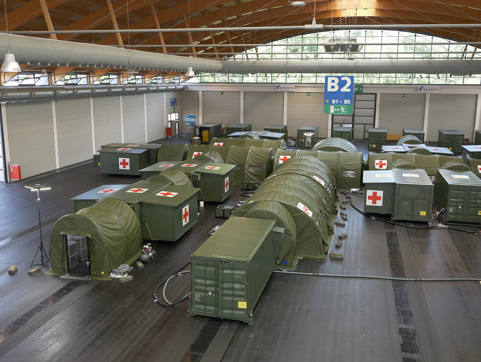 Rheinmetall transfers mobile field hospital to Ukrainian armed forces