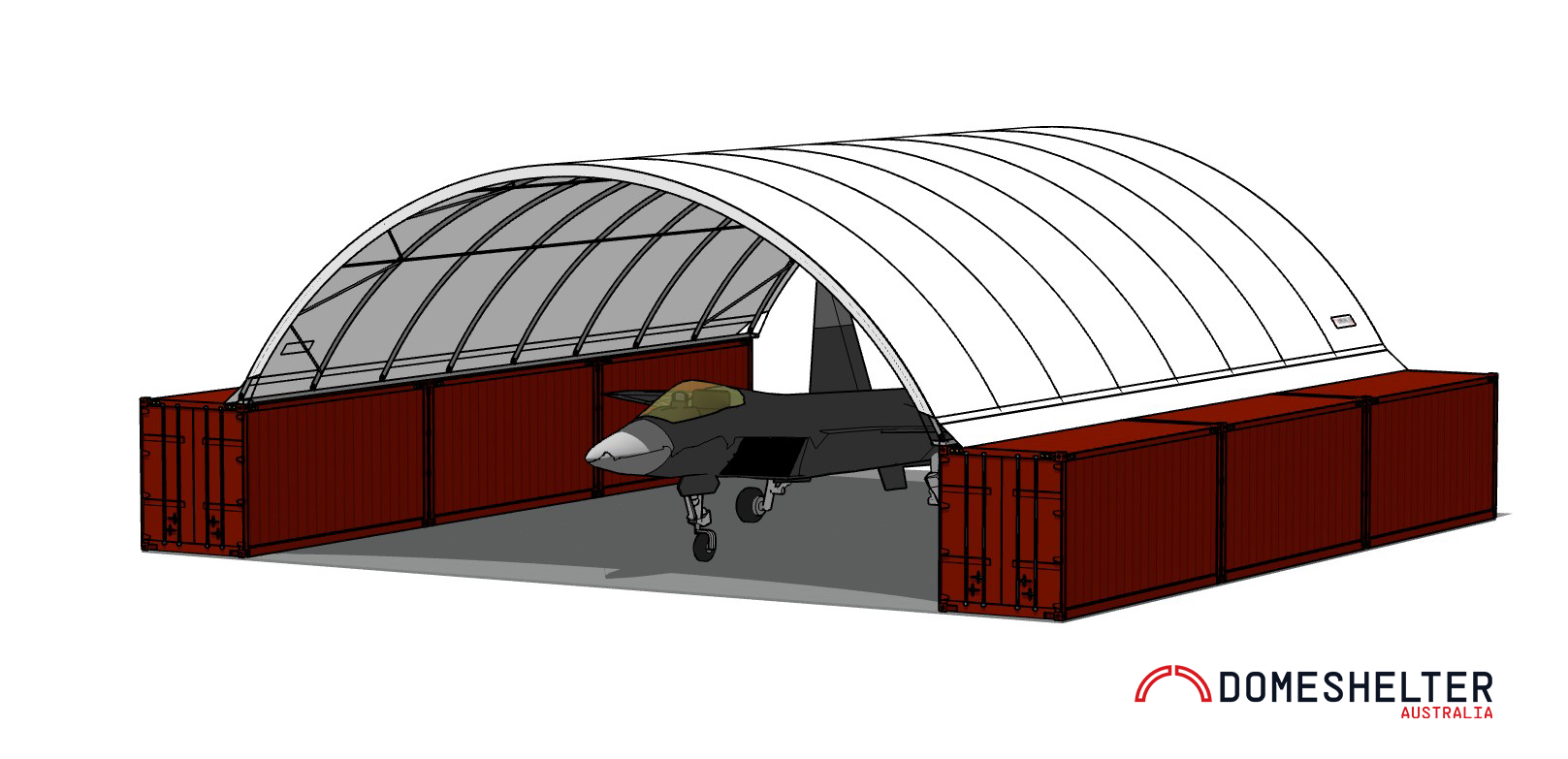 DomeShelter Australia supplies deployable hangars to Royal Australian Air Force