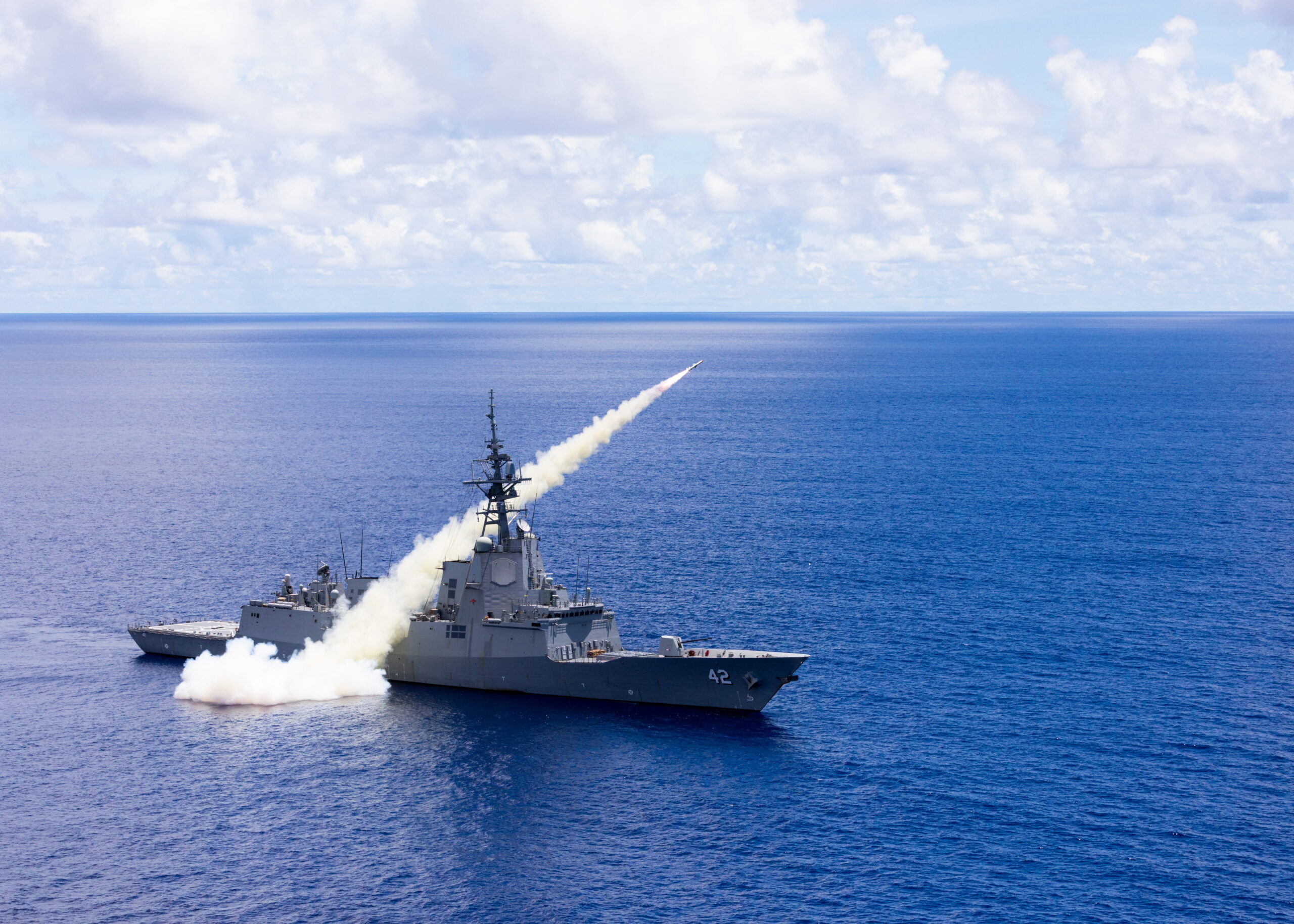 HMAS Sydney leads ADF support to Bersama Shield