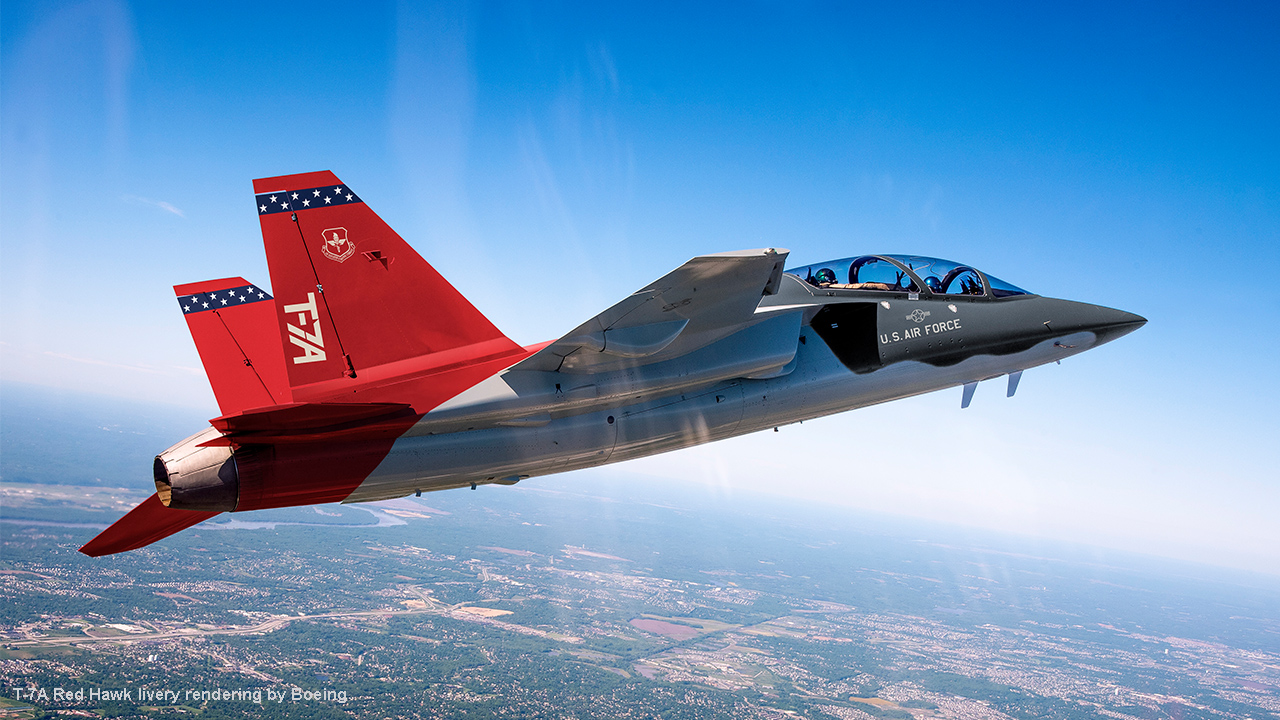 First Boeing T-7A Red Hawk Arrives at Edwards Air Force Base to Begin U.S. Air Force Flight Testing