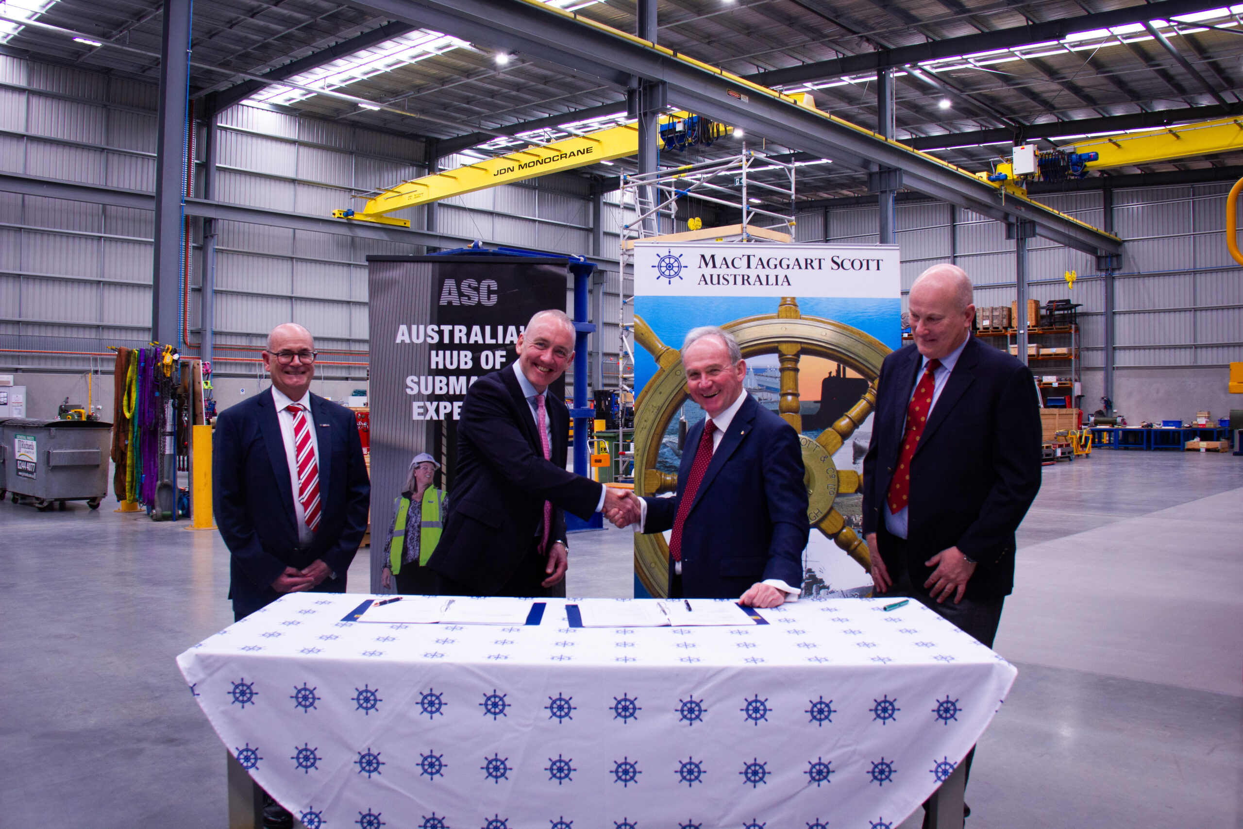 ASC renews supply chain partnership with MacTaggart Scott Australia