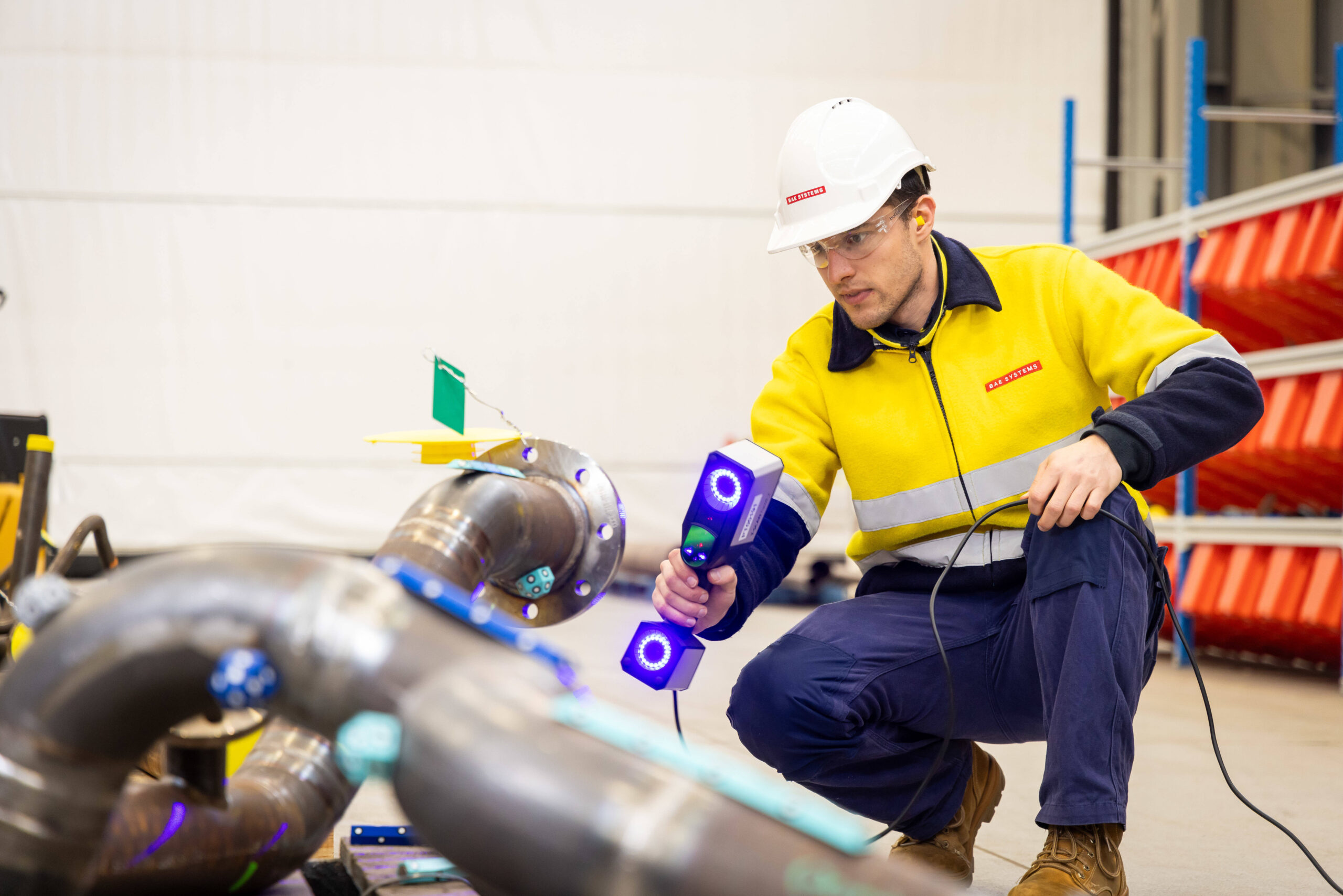 Laser scanning technology trials at Osborne Naval Shipyard