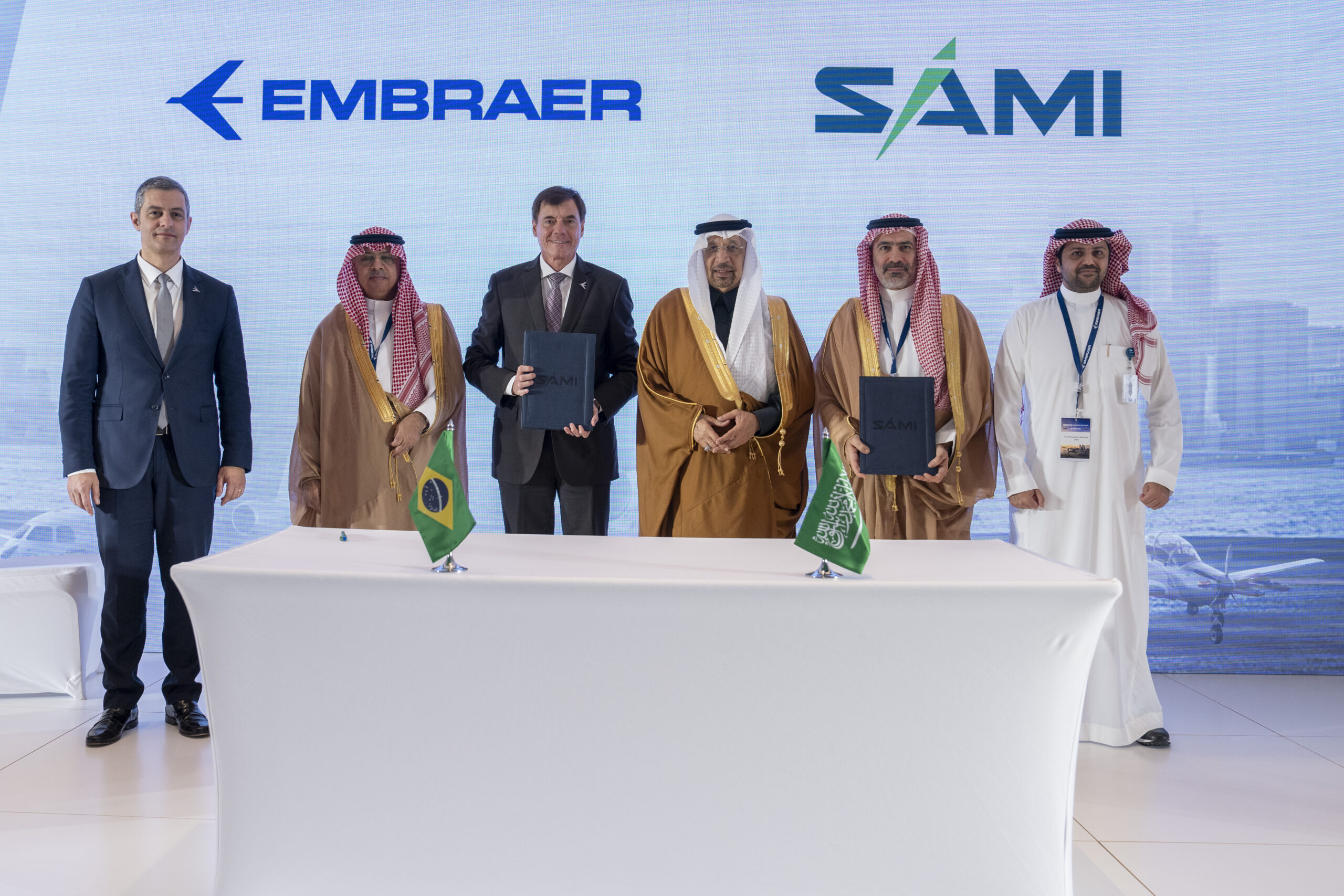 SAMI and Embraer sign MoU for defence cooperation