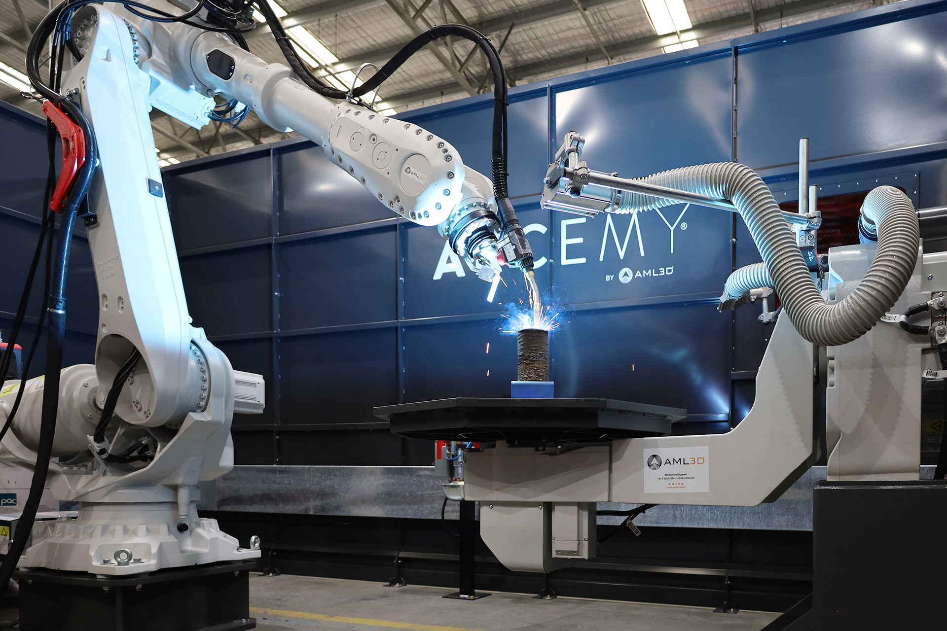 AML3D’s metal 3D printing online at US Navy centre