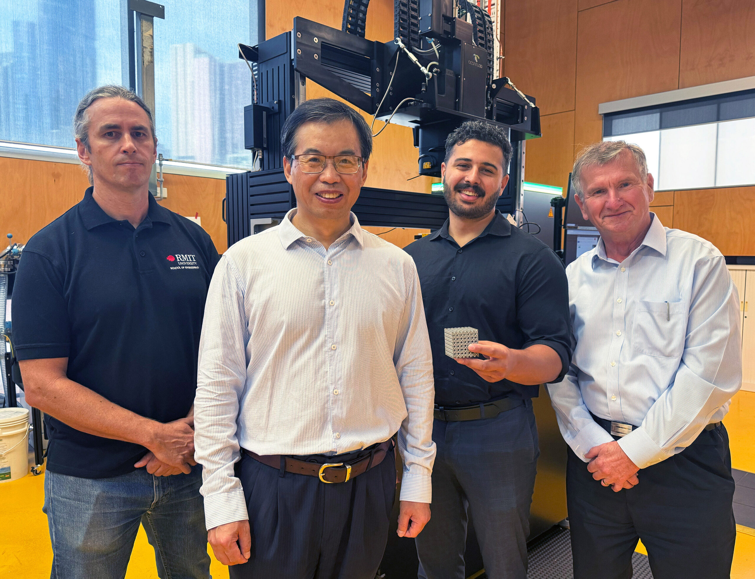 Groundbreaking titanium structure shows supernatural strength
