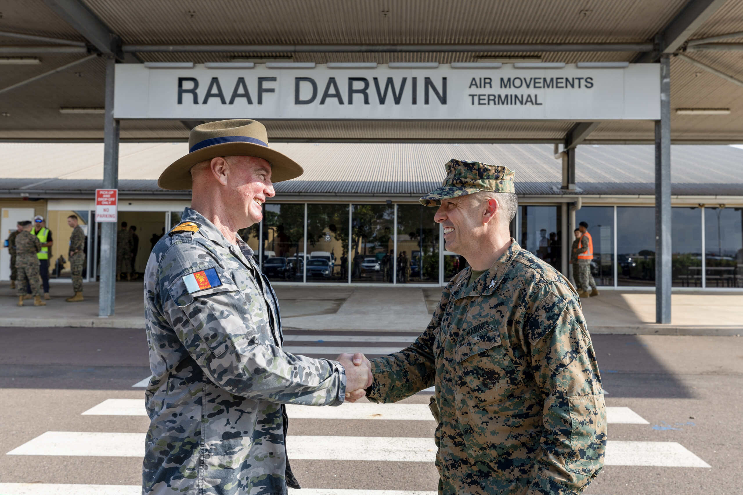 US Marines arrive at Darwin for training