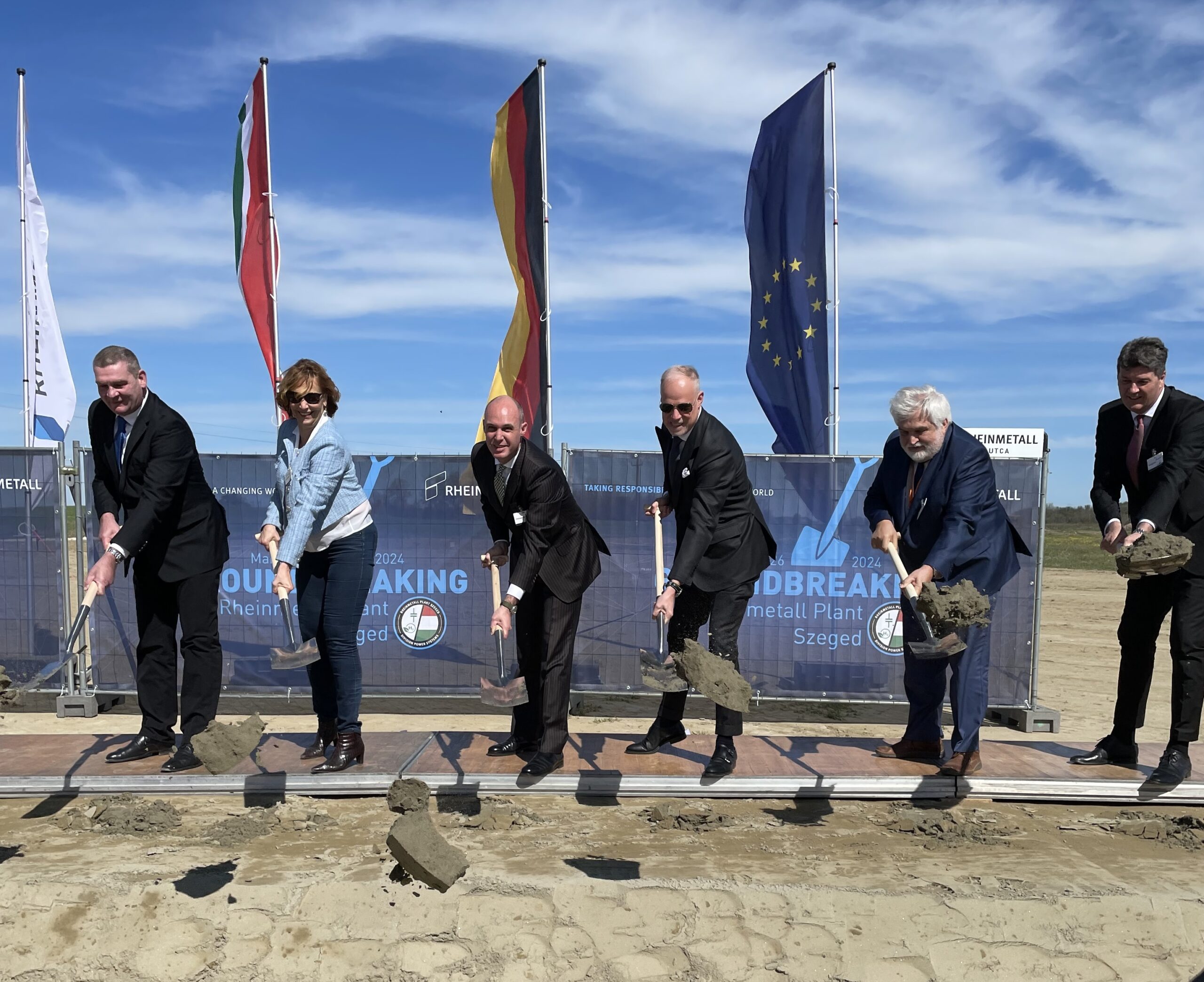 Rheinmetall breaks ground on new hybrid plant