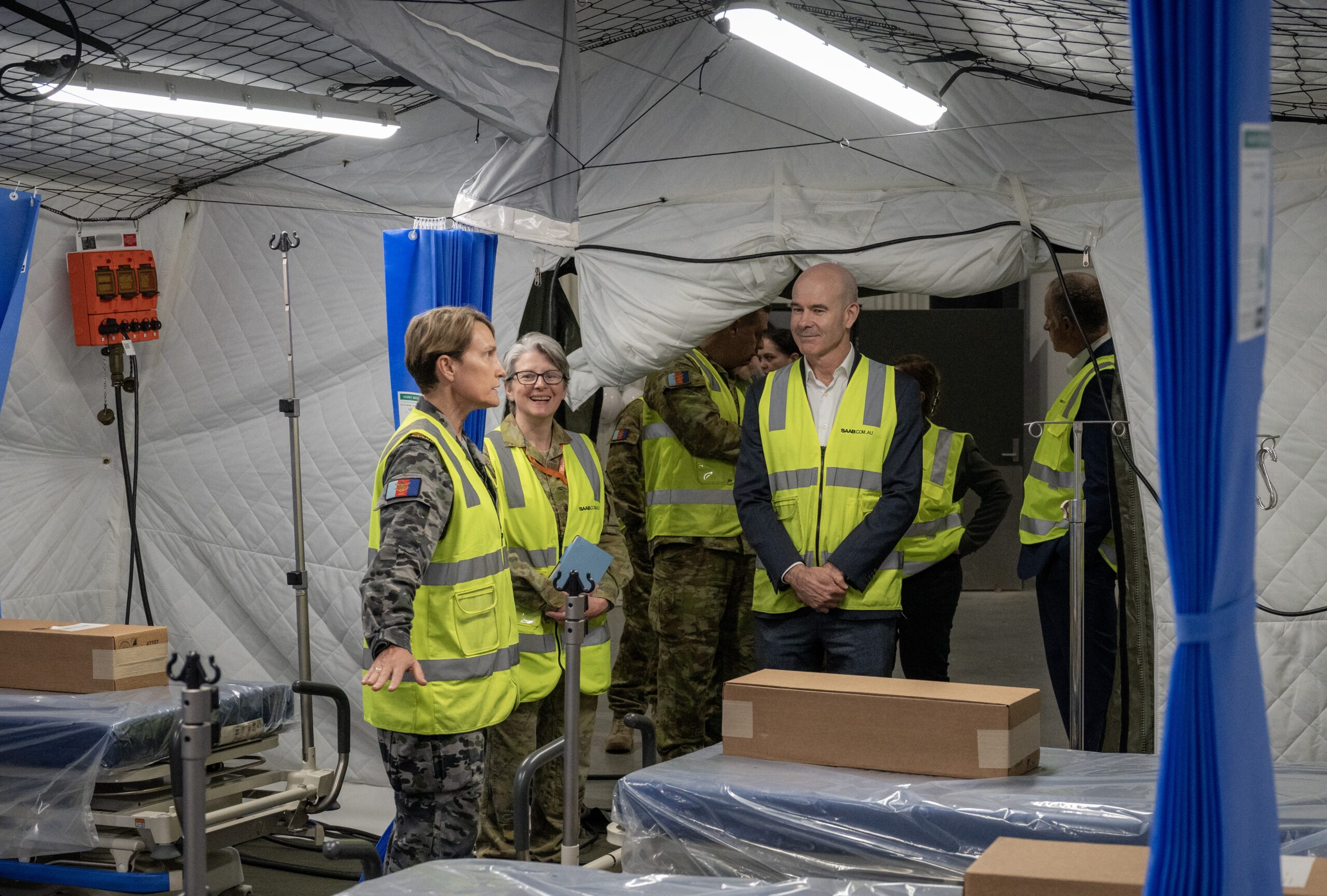 Saab delivers ADF field hospital training
