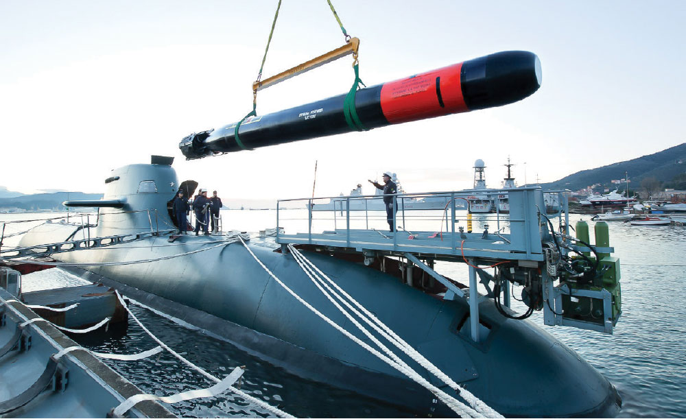 Leonardo unloads underwater arms unit