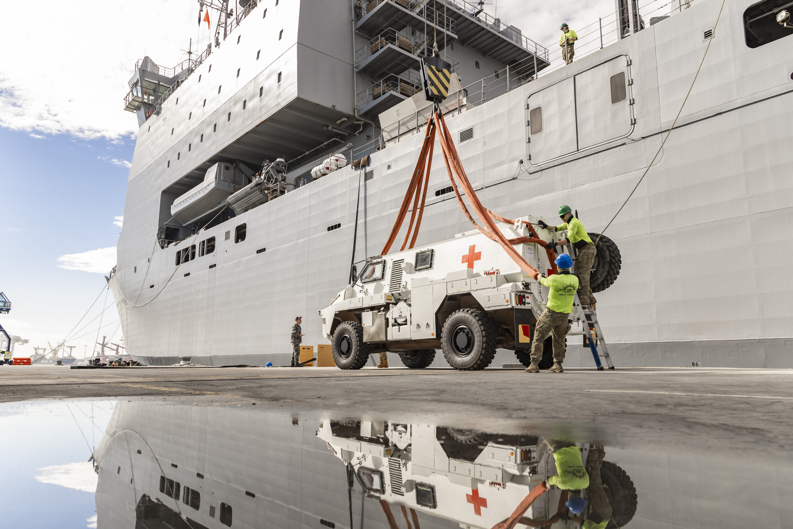HMAS Choules embarks on Pacific deployment