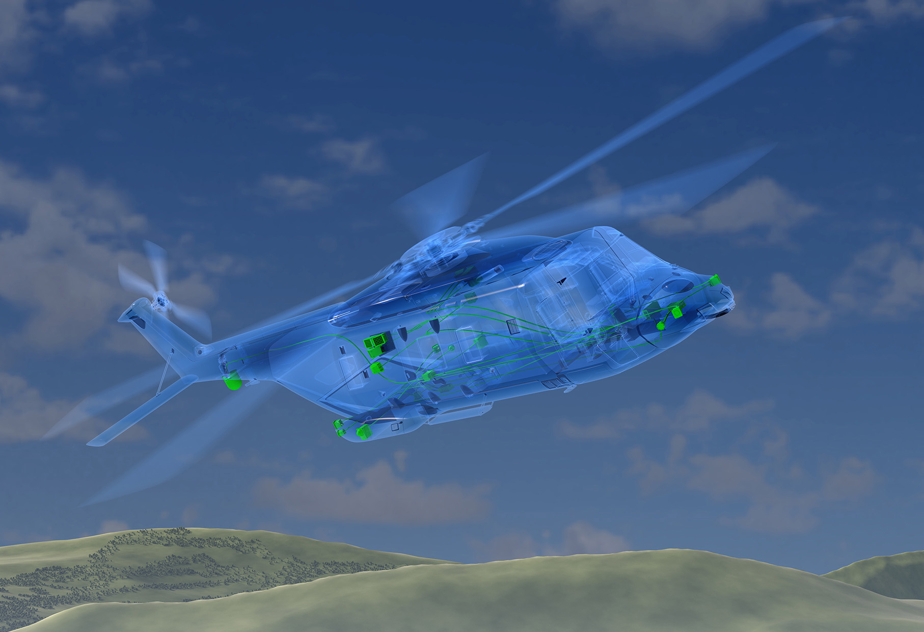 HENSOLDT equips Ukrainian helicopters with protection sensors