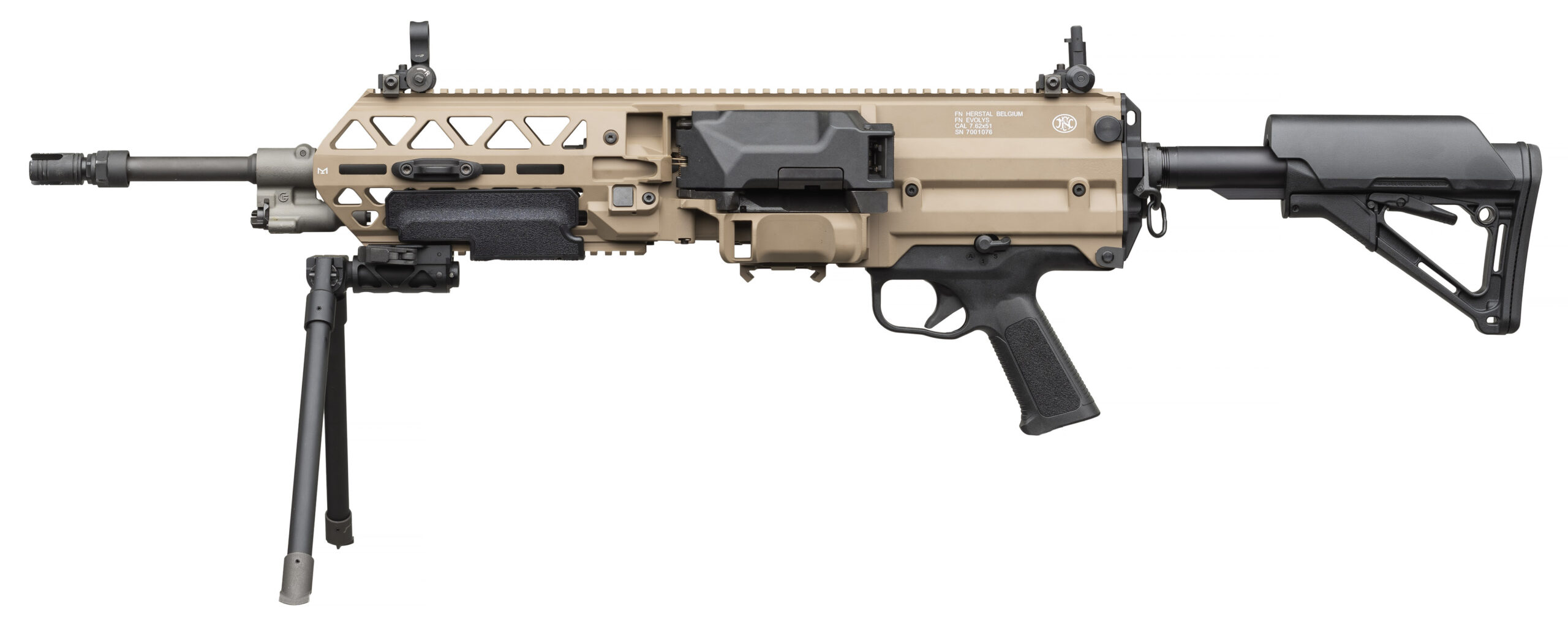 FN EVOLYS machine gun gets ergonomic changes