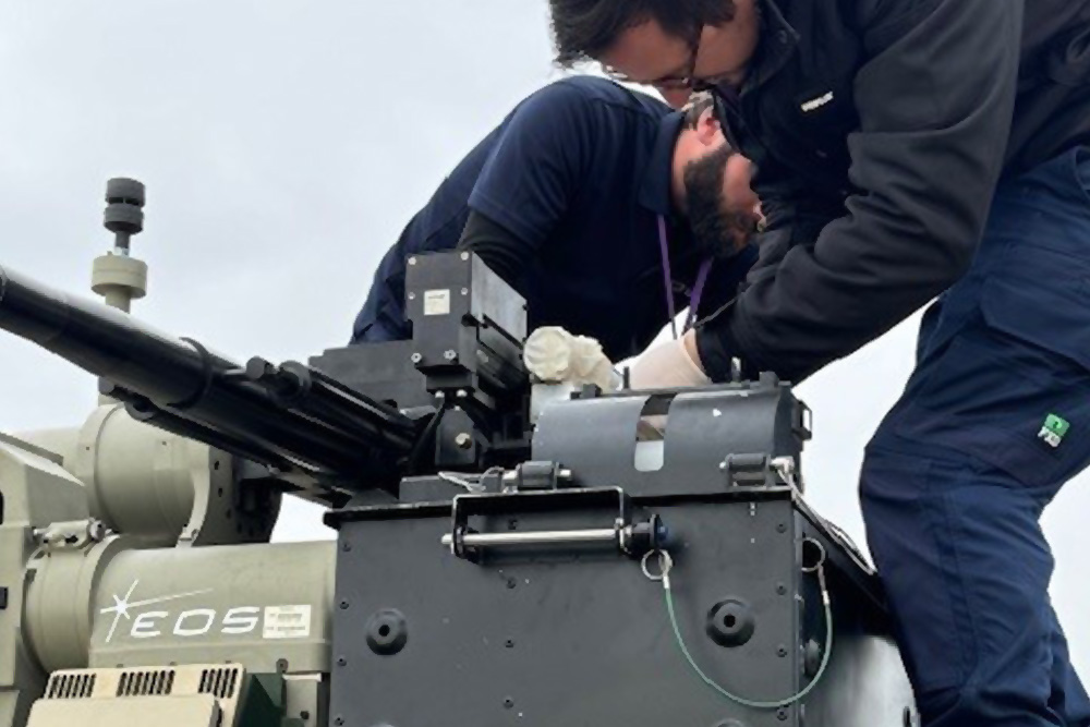EOS demos laser tech at Canadian CUAS Sandbox