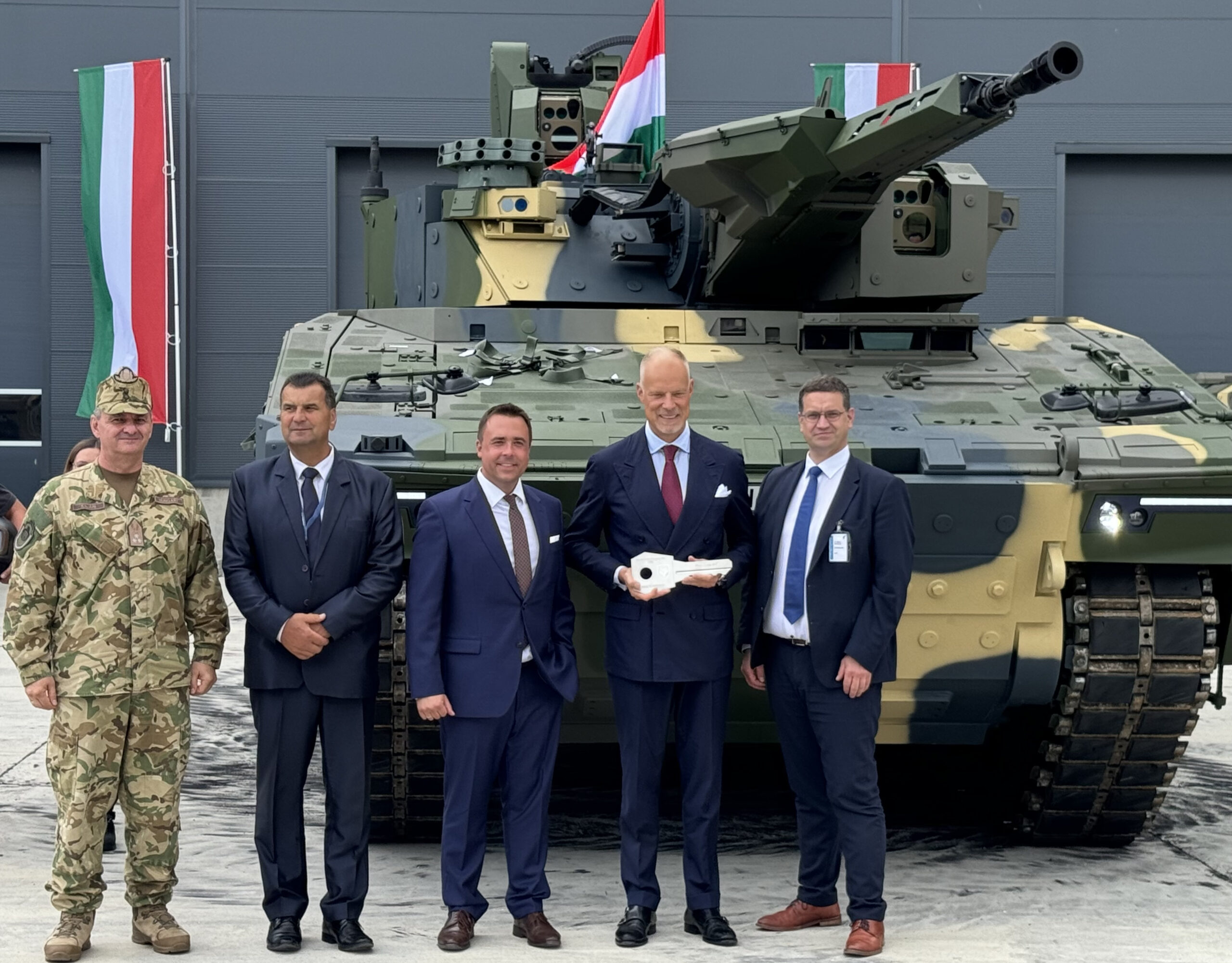 Rheinmetall hands over first Lynx from Hungarian production line