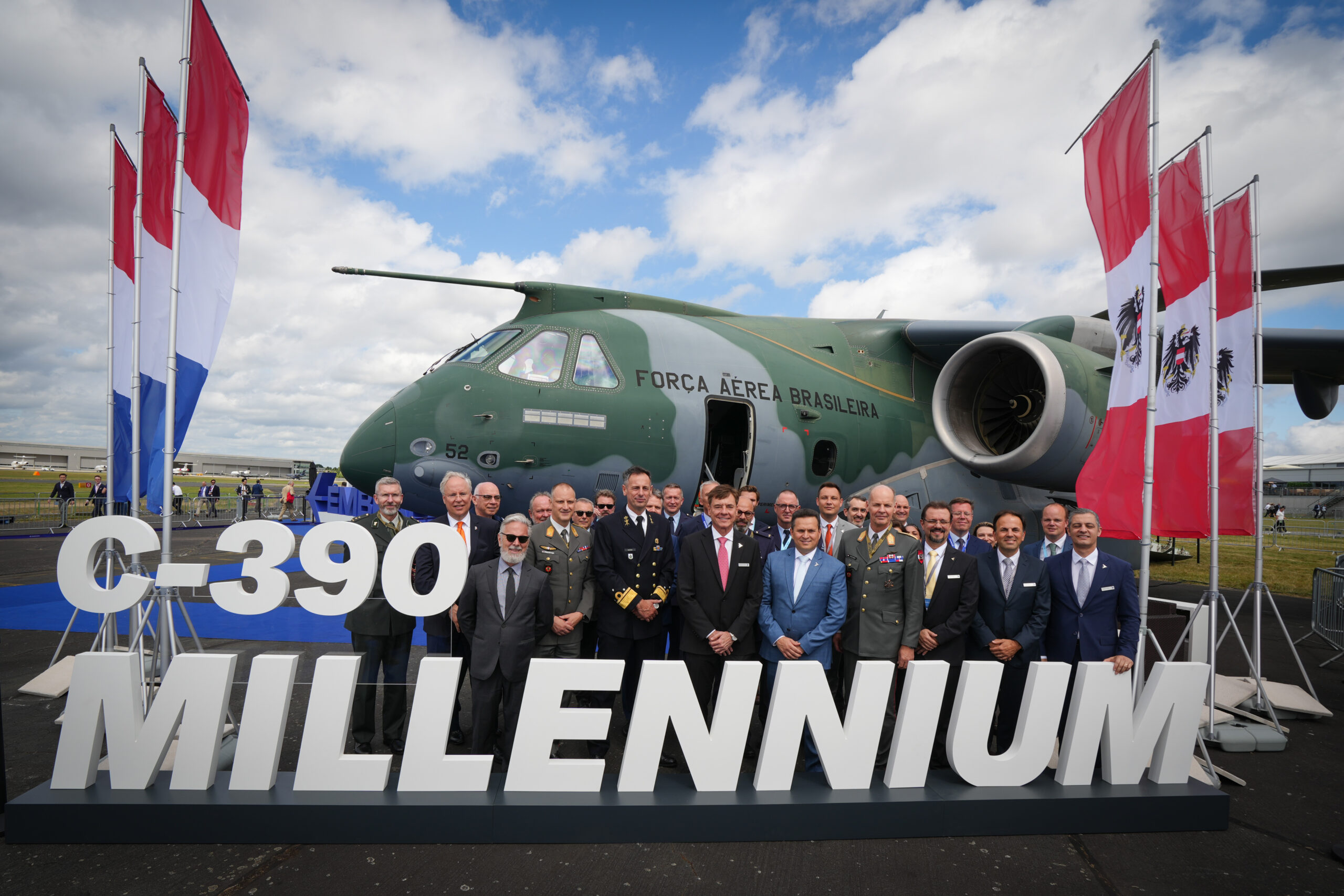 The Netherlands, Austria order nine Embraer C-390s