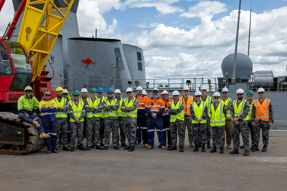 ADF achieves milestone for naval rearmament