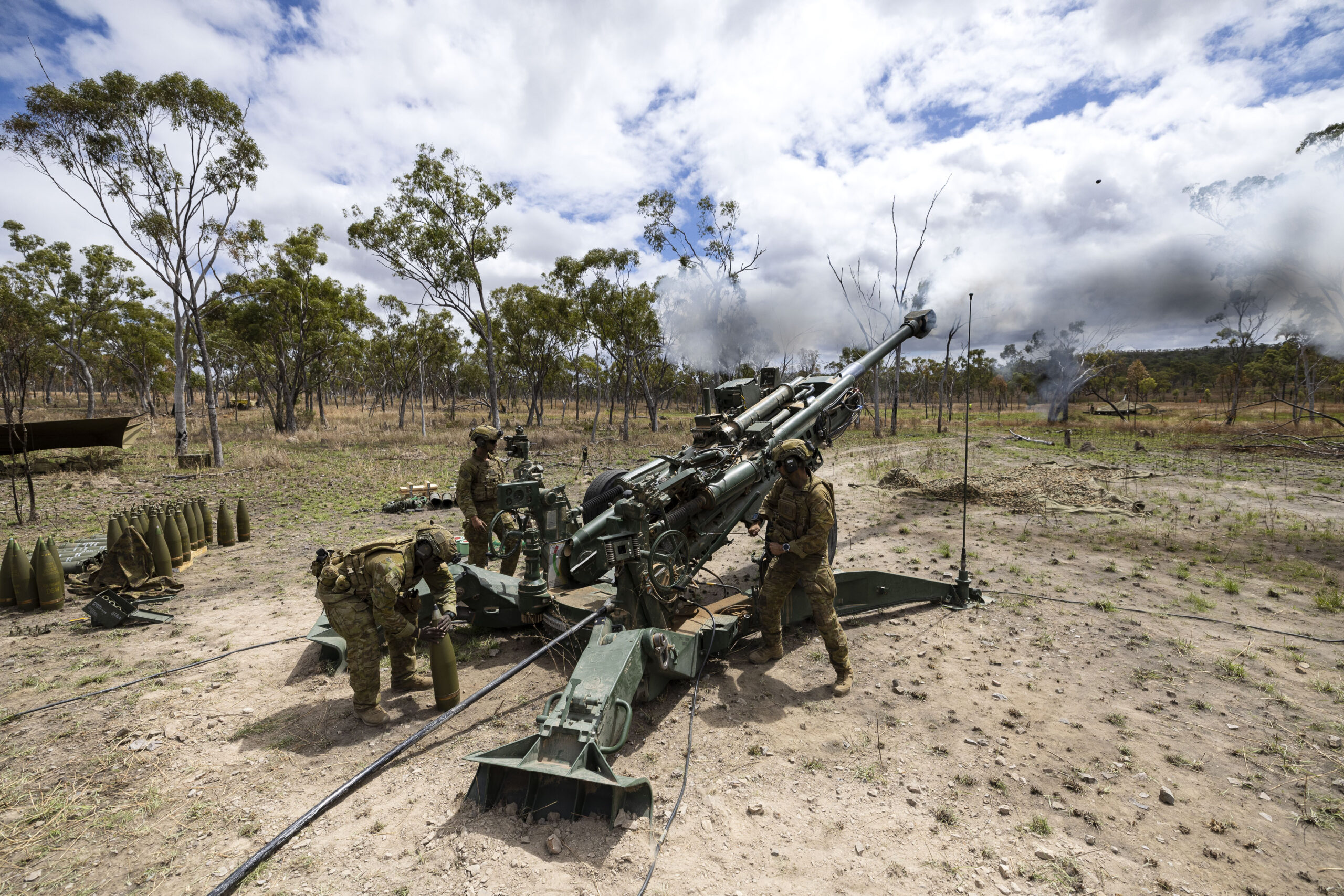 Australian 155mm artillery shells destined for Ukraine
