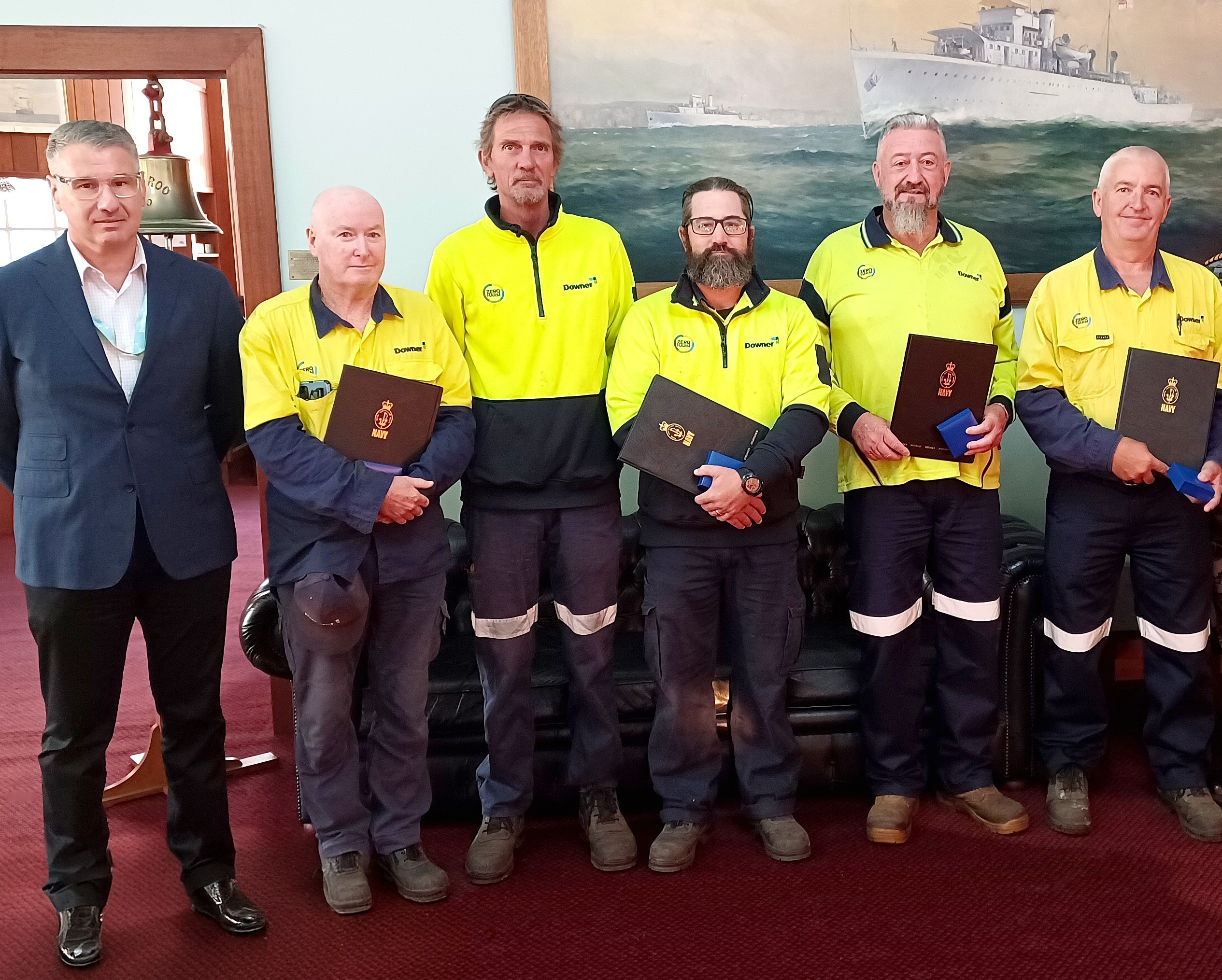 Downer team wins RAN Gold Commendation
