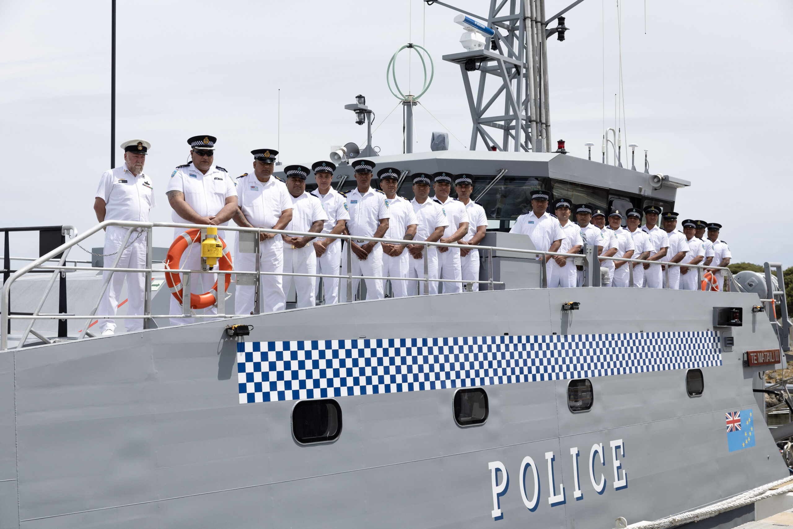 Australia hands over new patrol boat to Tuvalu