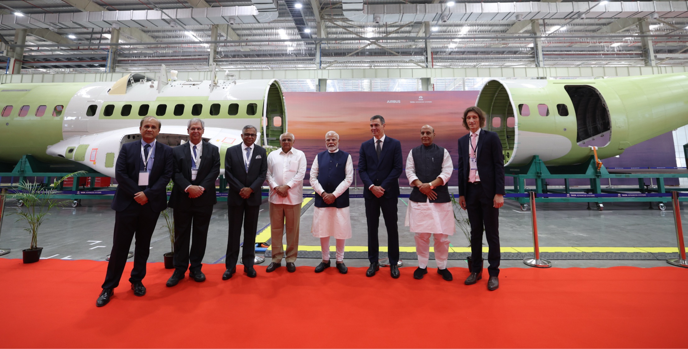 Tata Advanced Systems, Airbus inaugurate C295 FAL