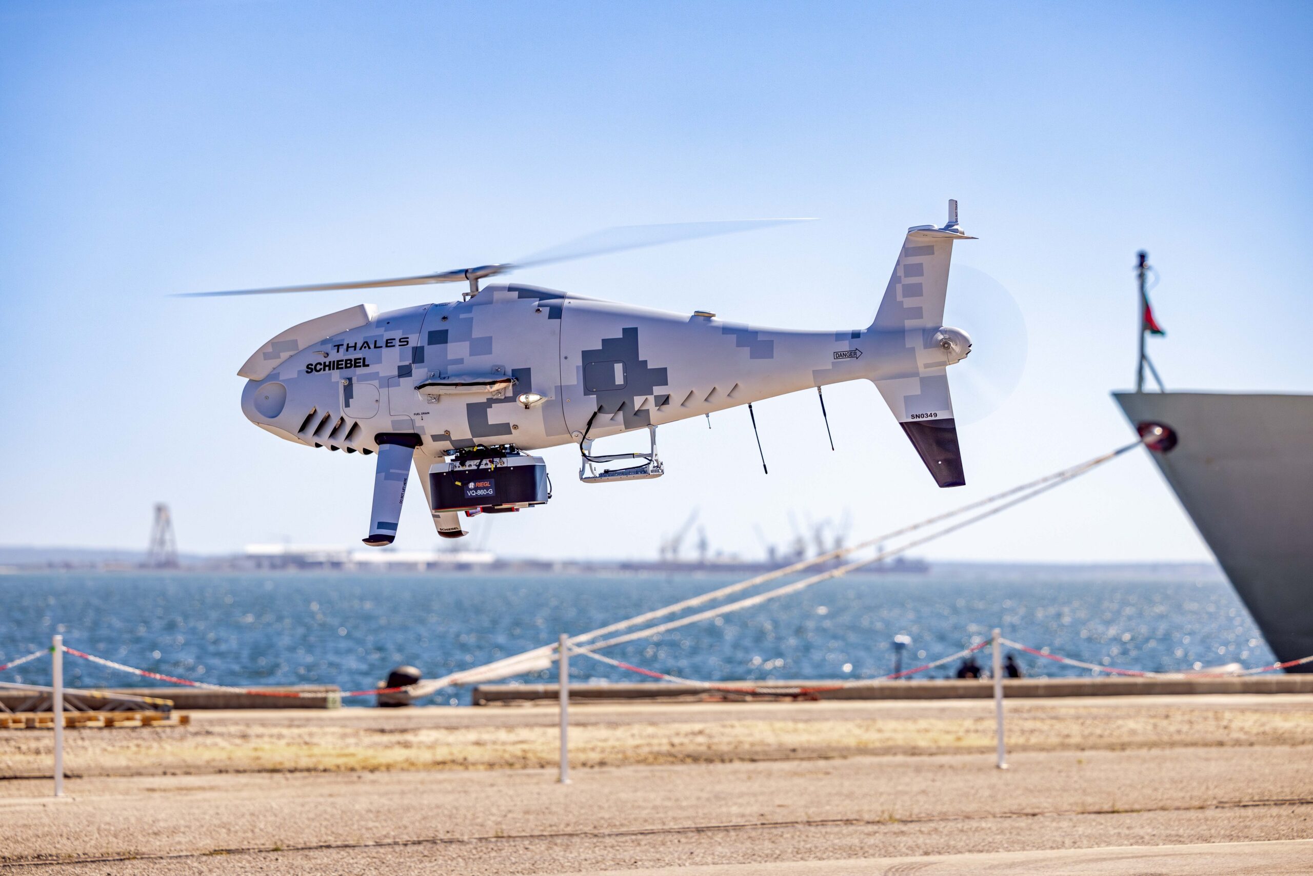 Schiebel demos CAMCOPTER at REPMUS 2024