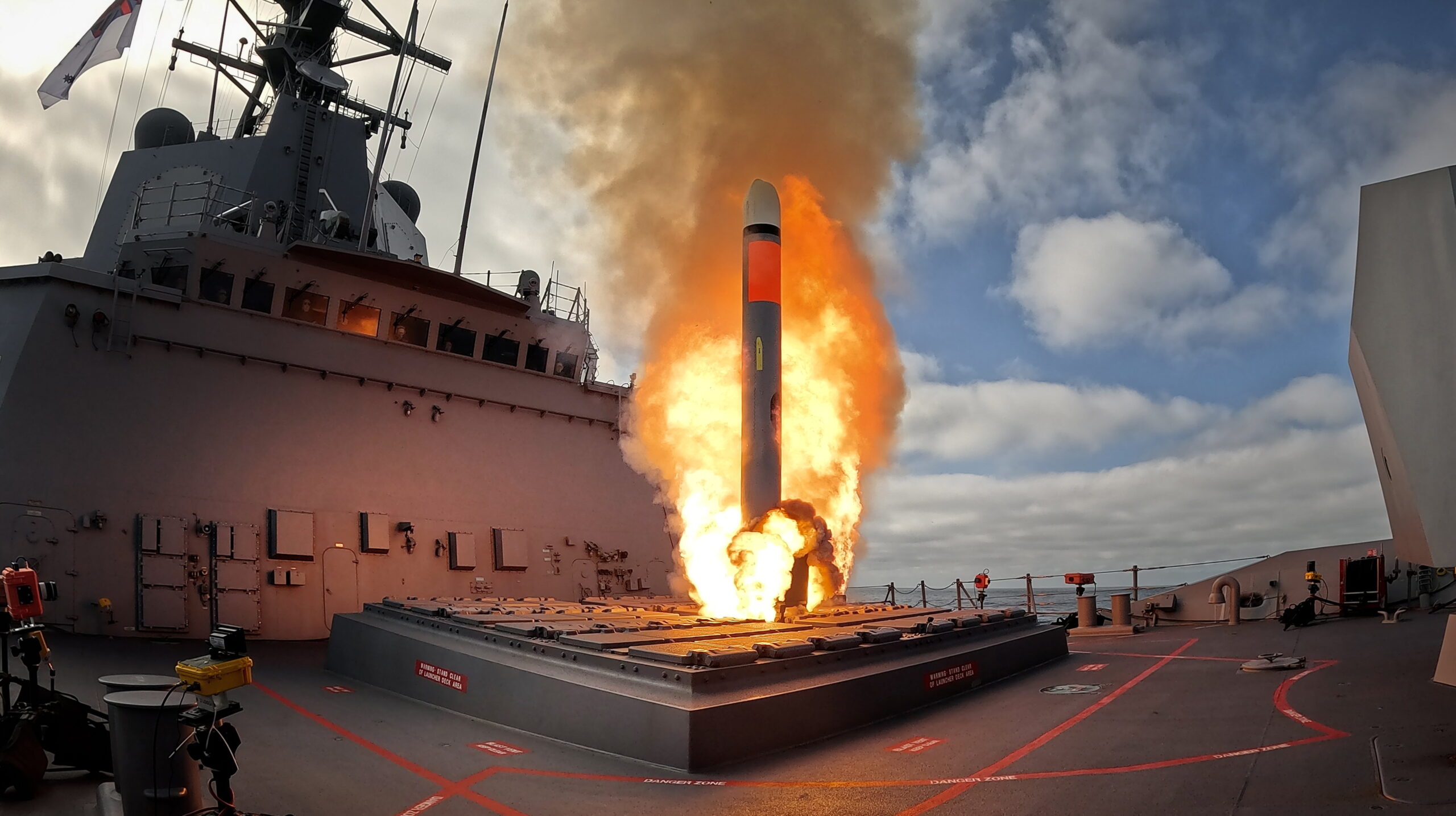 RAN conducts successful firing of Tomahawk cruise missile