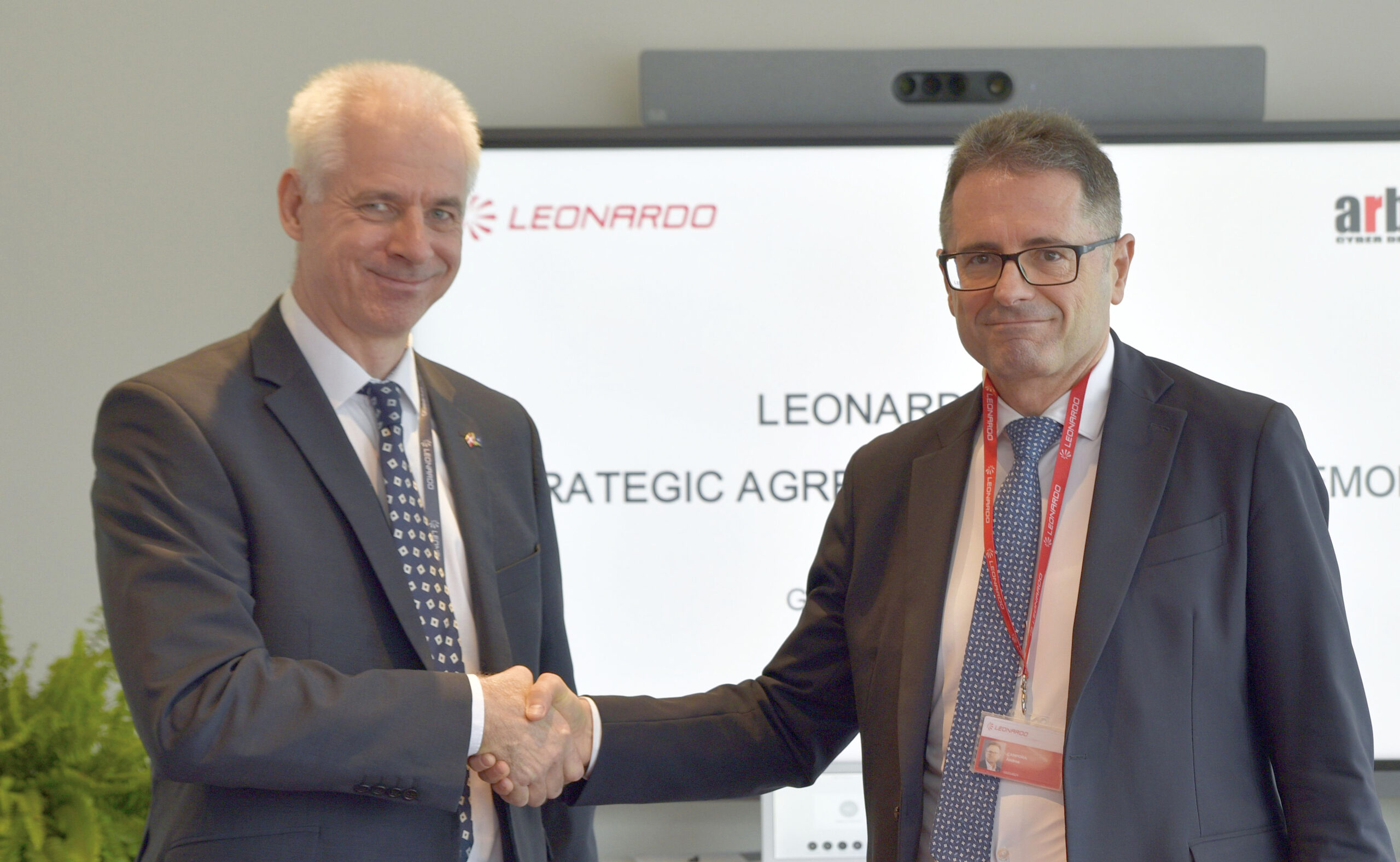 Leonardo signs deal with Arbit Cyber Defence Systems
