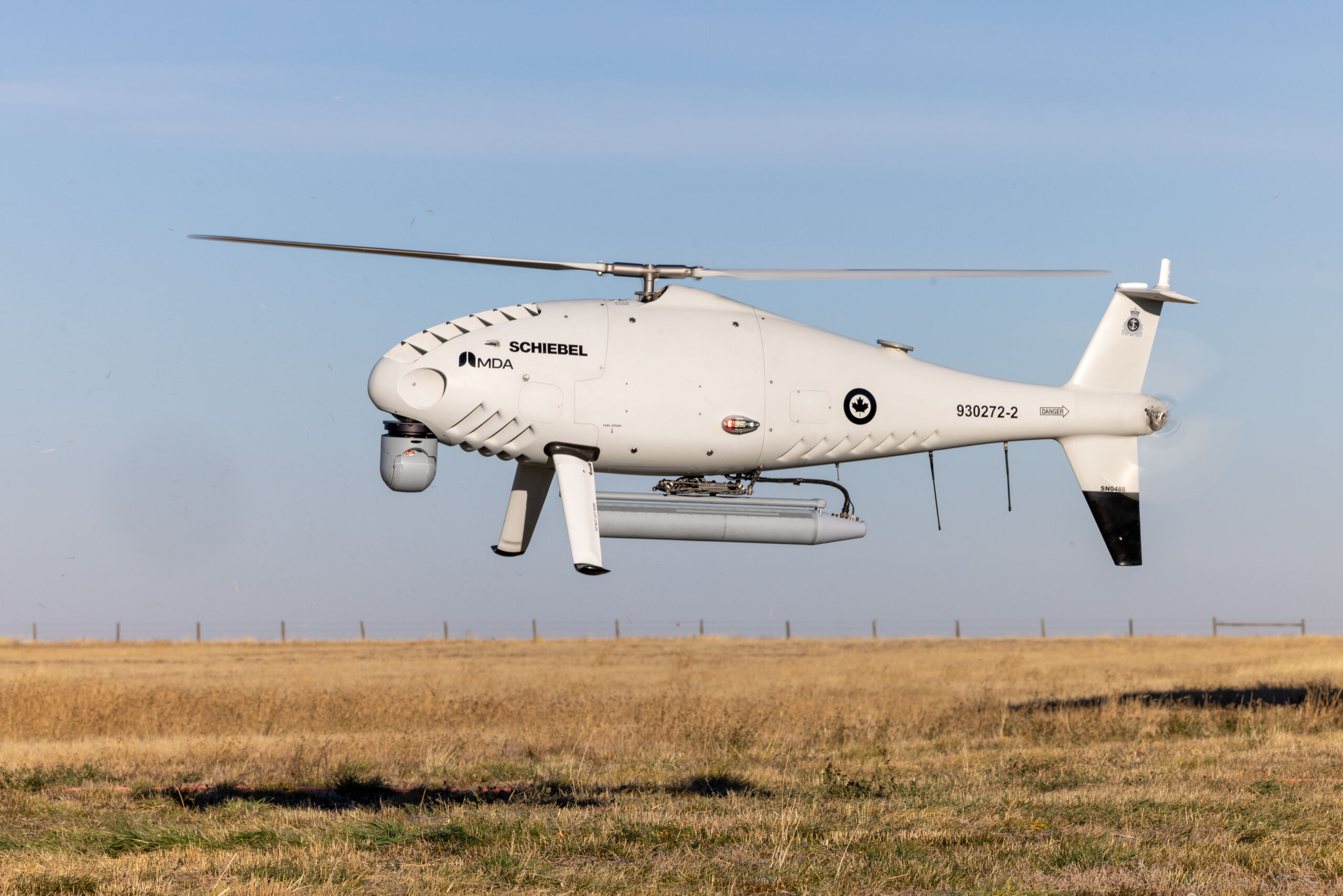 Schiebel, MDA Space demo radar on CAMCOPTER S-100
