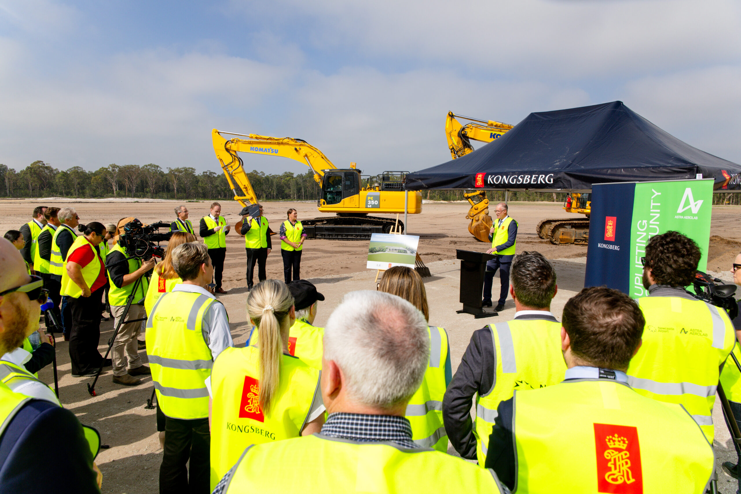 Kongsberg Defence Australia breaks ground on missile factory