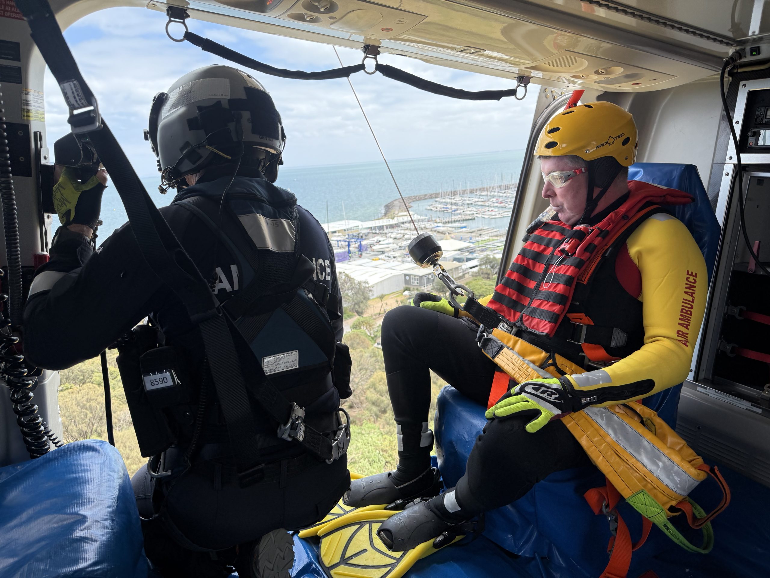 Babcock supports helo rescue training