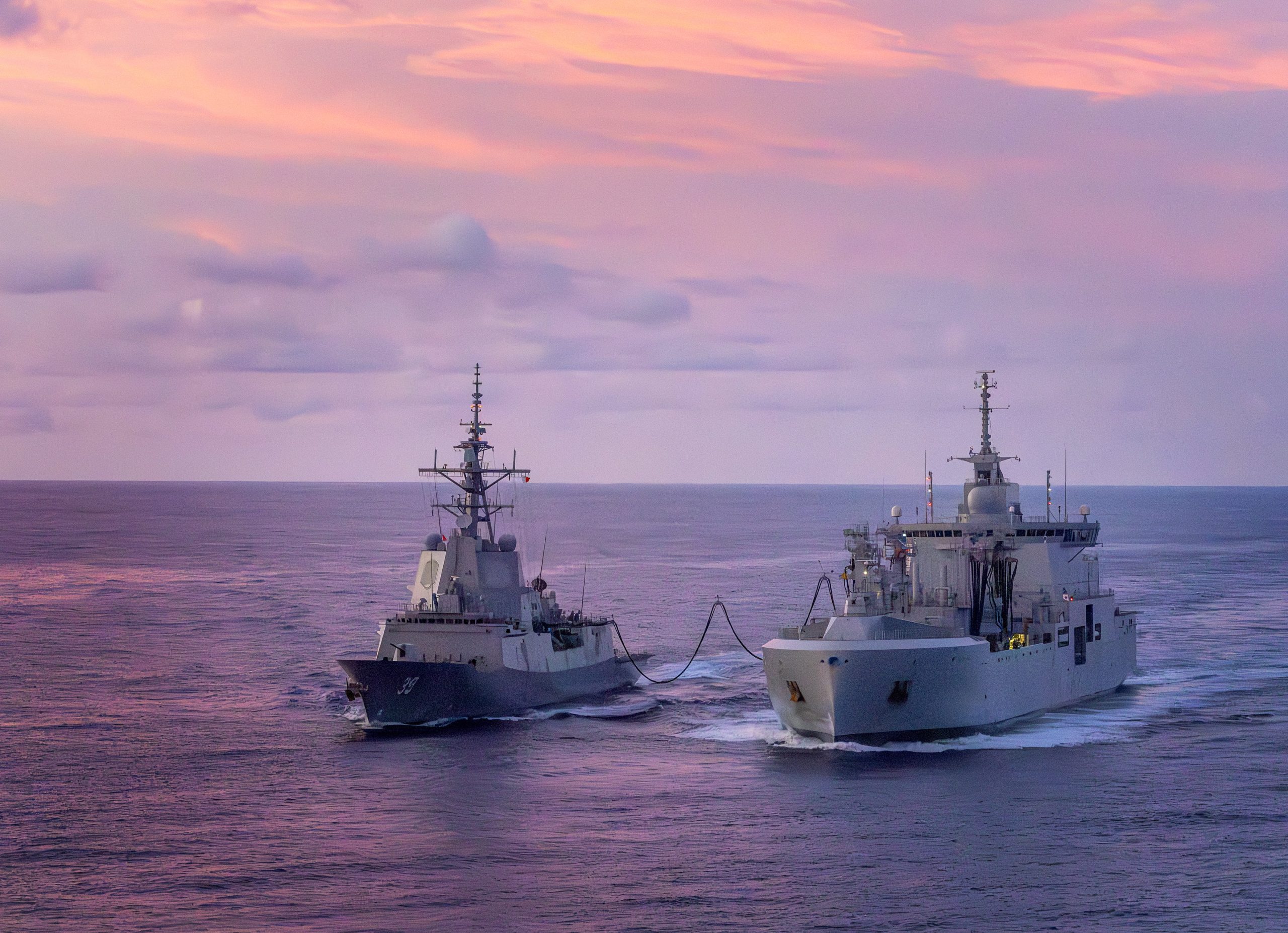 HMAS Hobart joins Indonesia fleet review, Exercise Komodo 25