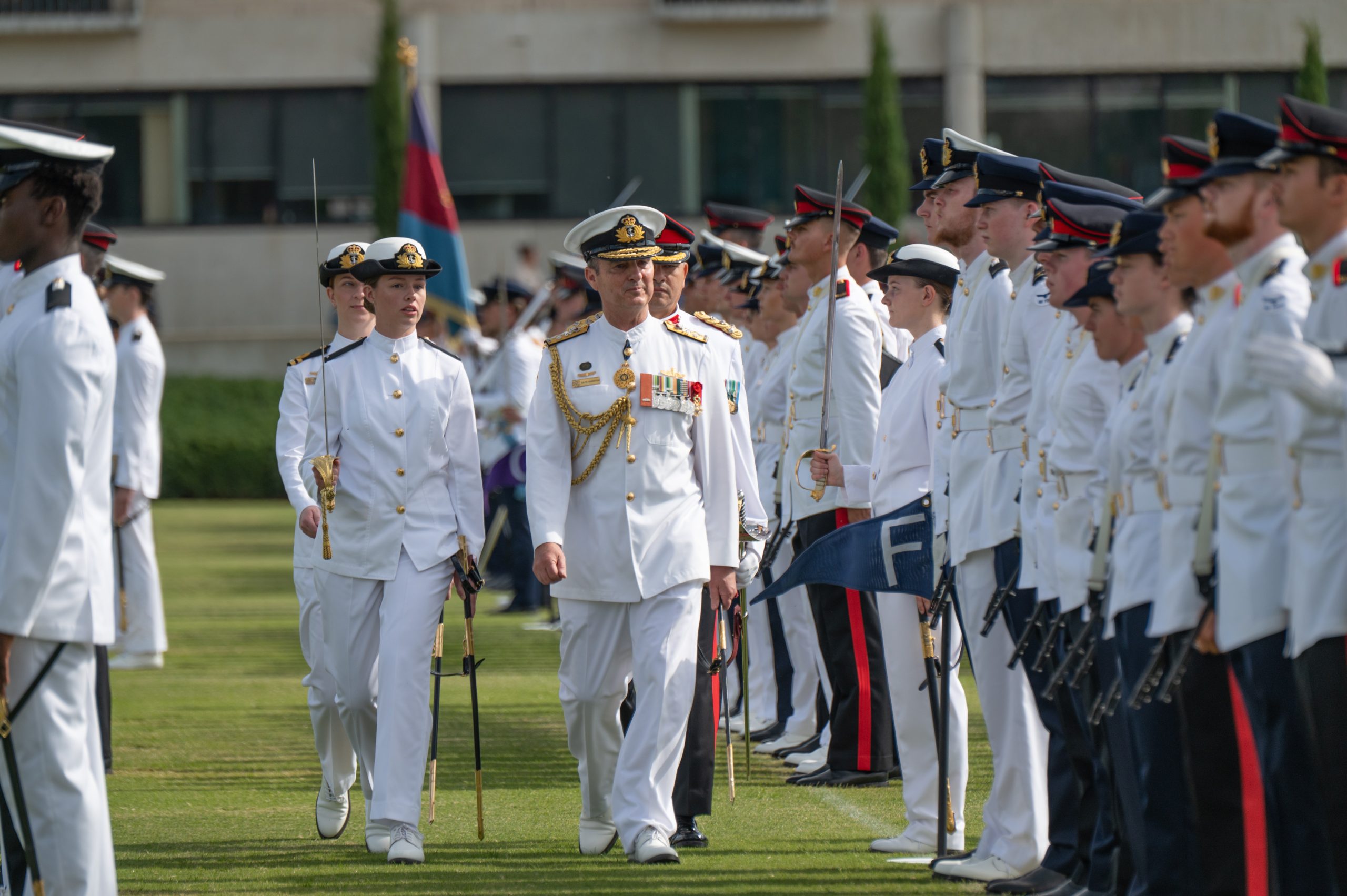 Chief of Defence Force welcomes new trainee officers to ADFA