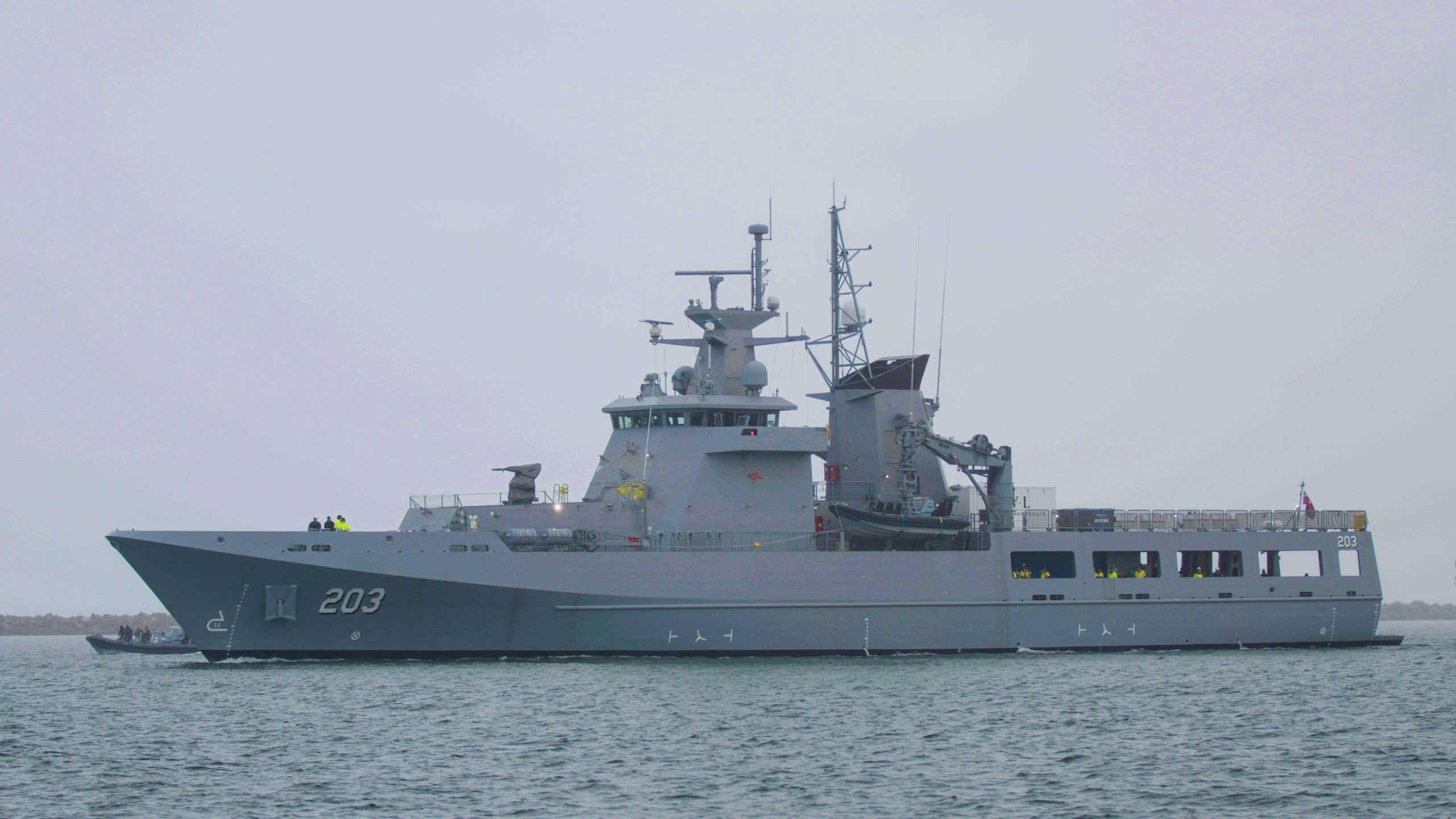 First Arafura class OPV delivered