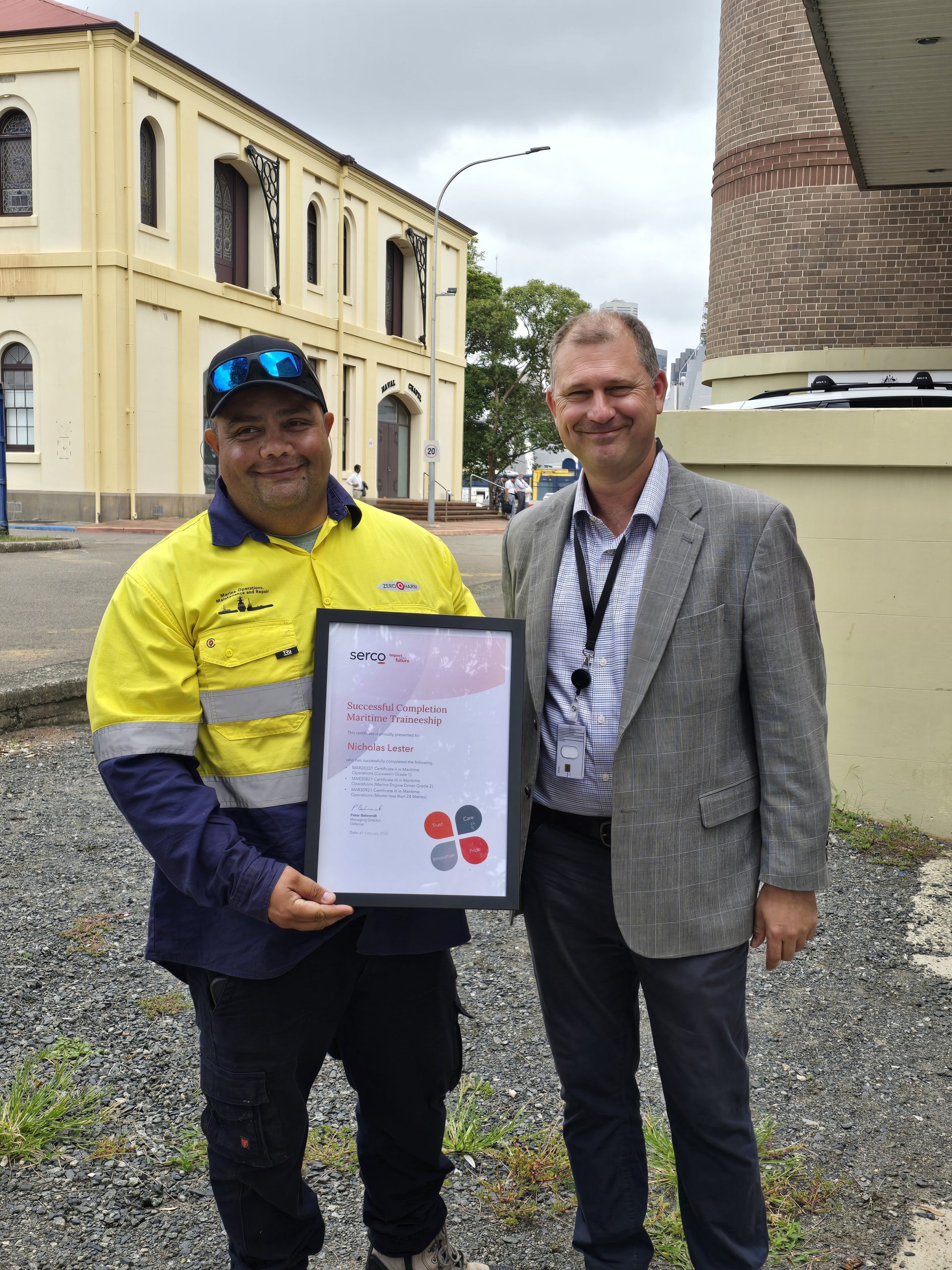 Serco supports First Nations participation in maritime industry