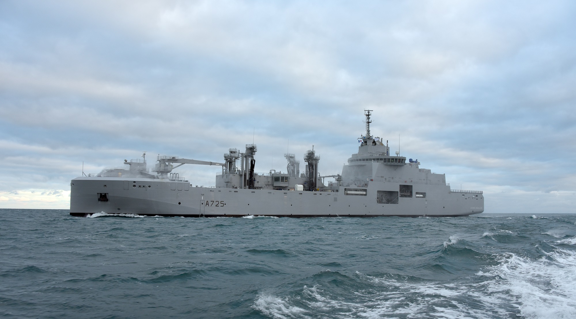 Supply ship Jacques Chevallier makes port in Darwin