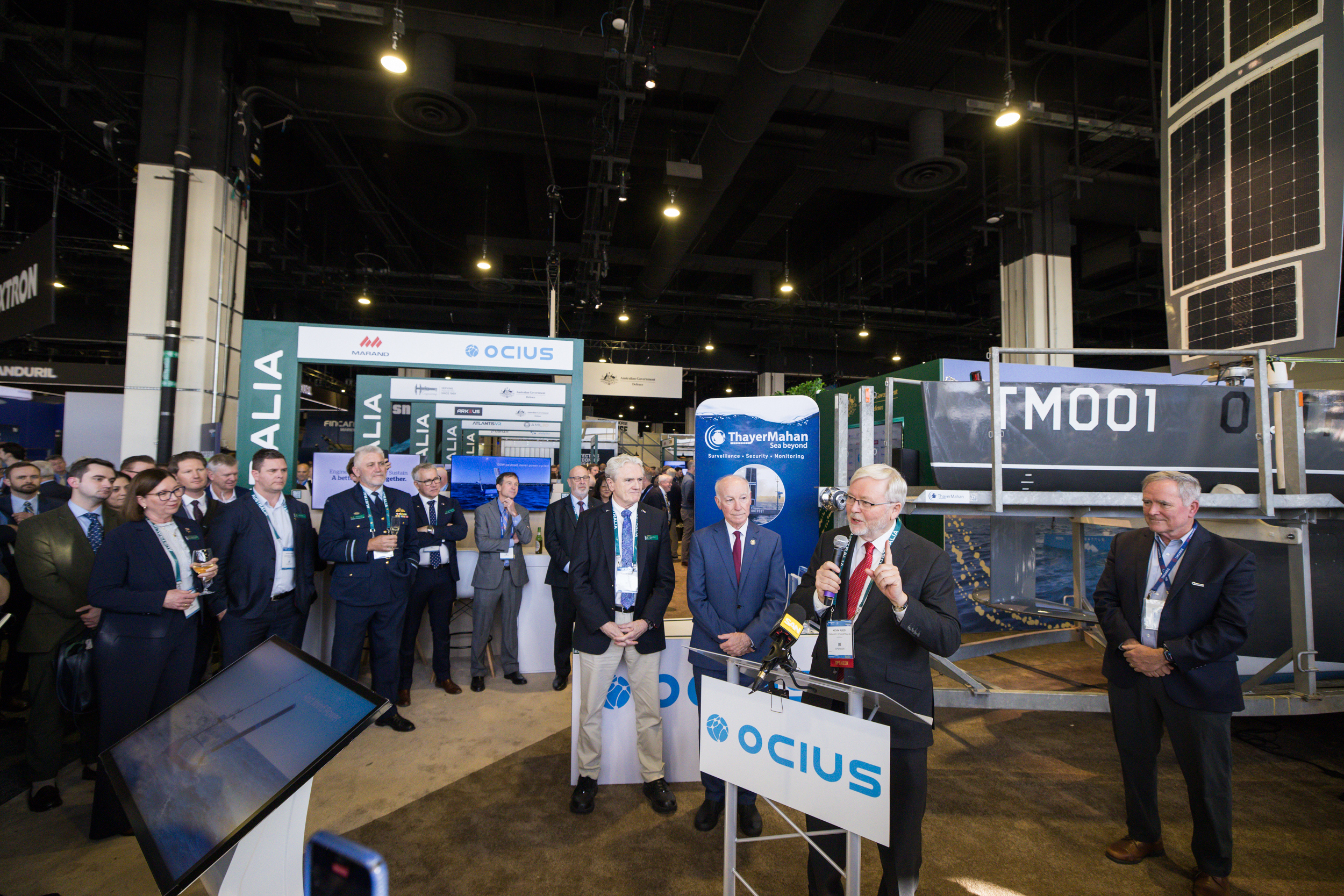 Autonomous undersea vessel christened