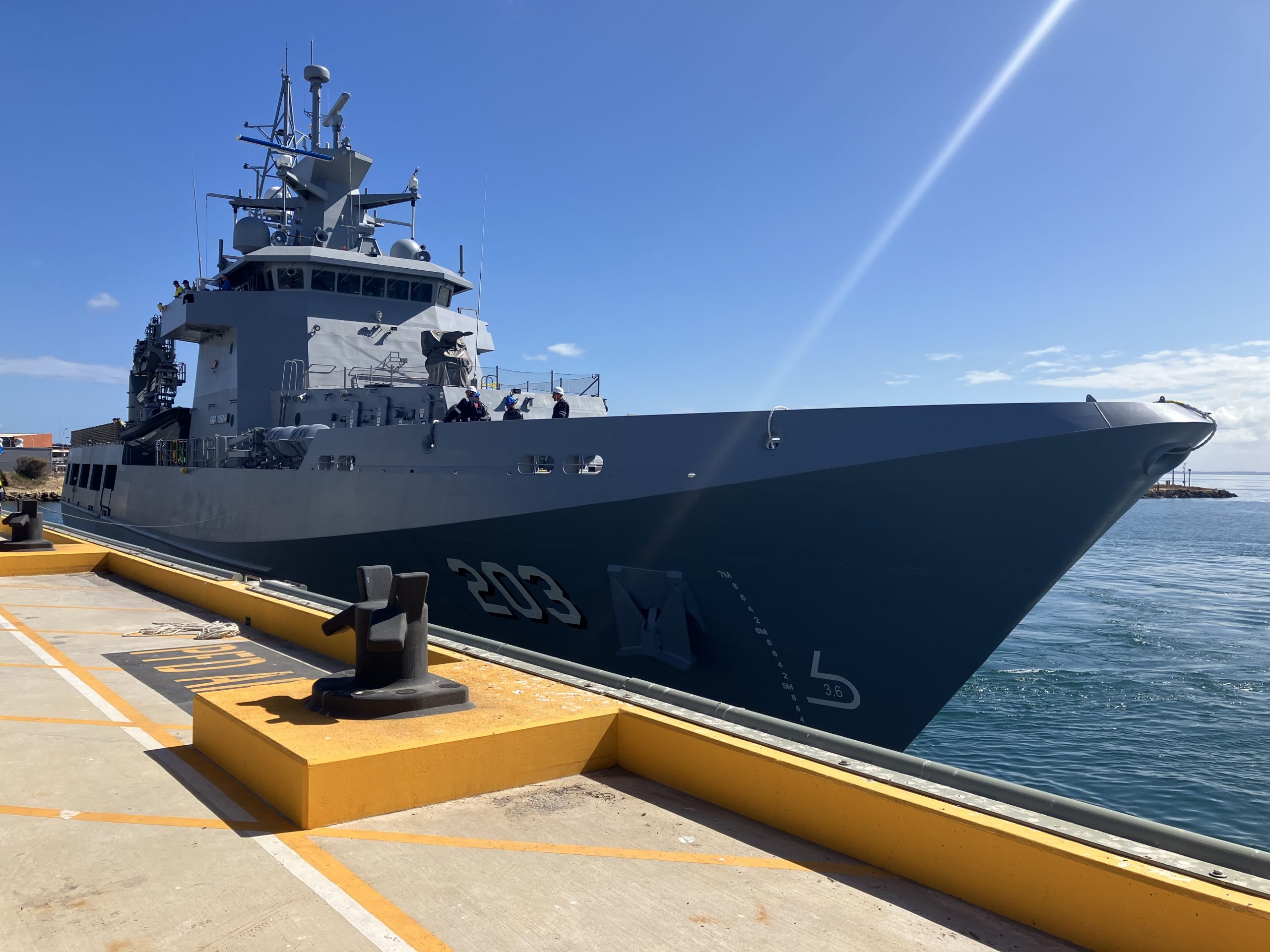 Babcock Australasia delivers Arafura OPV after servicing