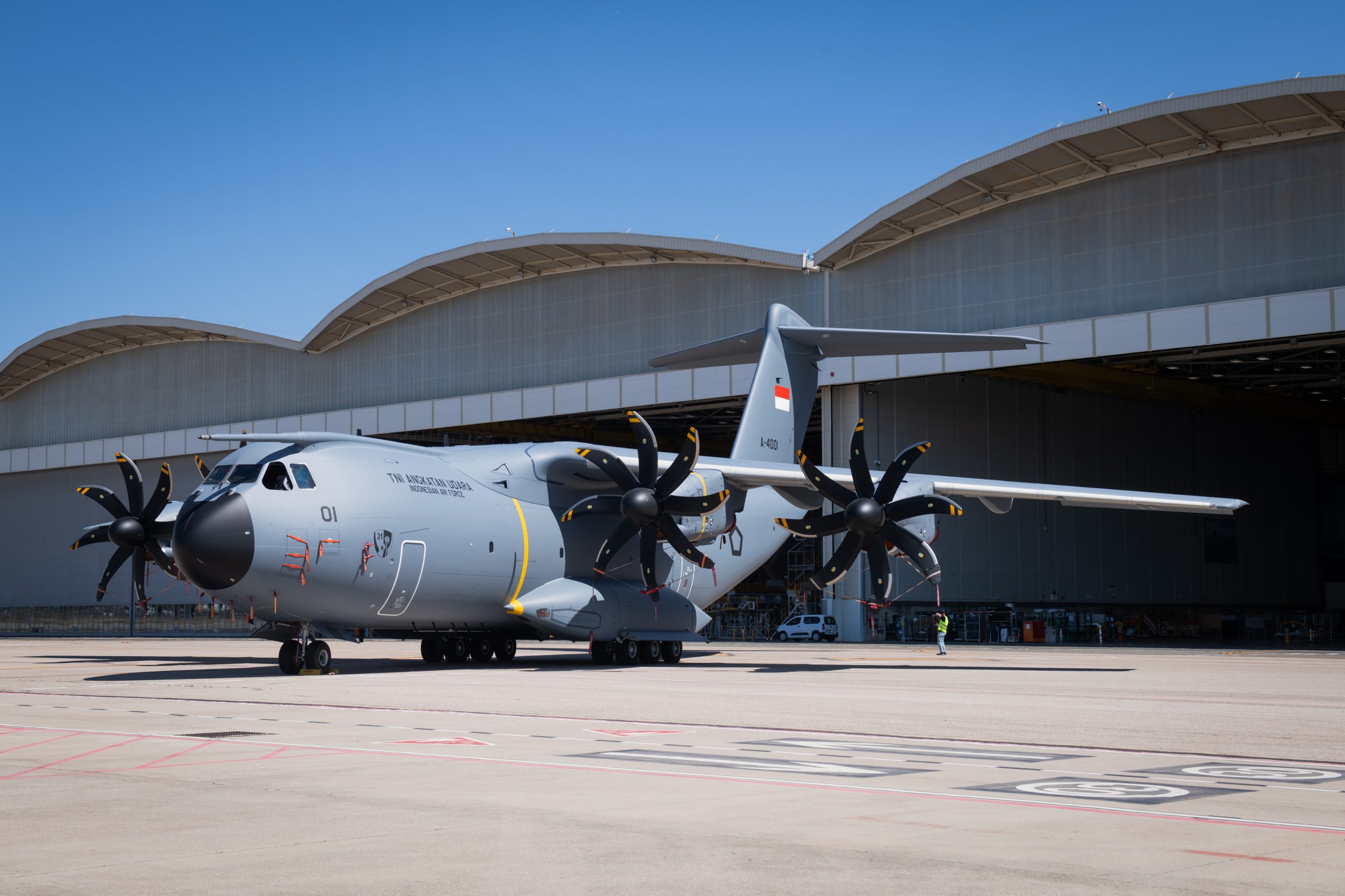 First Indonesian A400M rolls out of paintshop